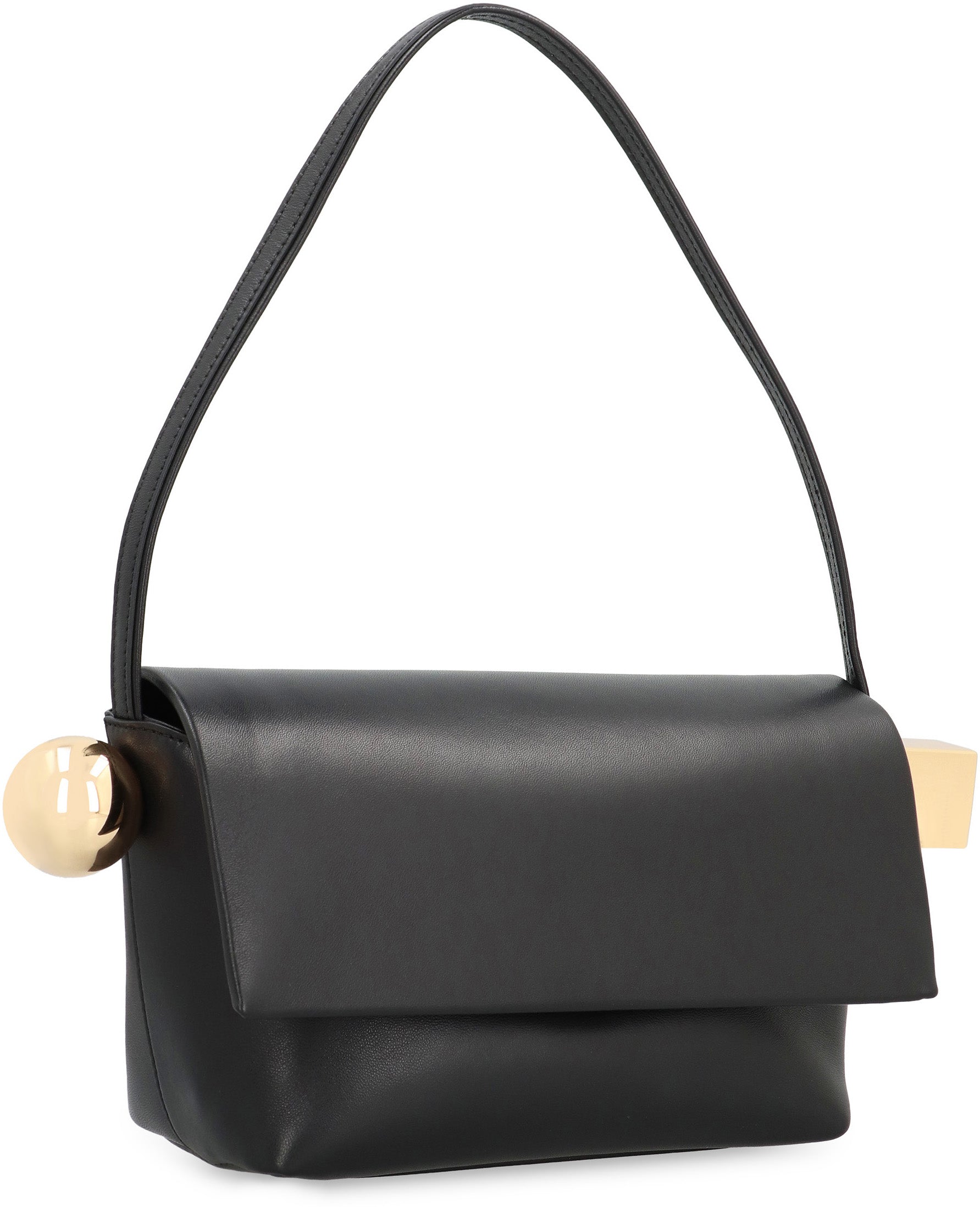 Le Rond Carré leather shoulder bag