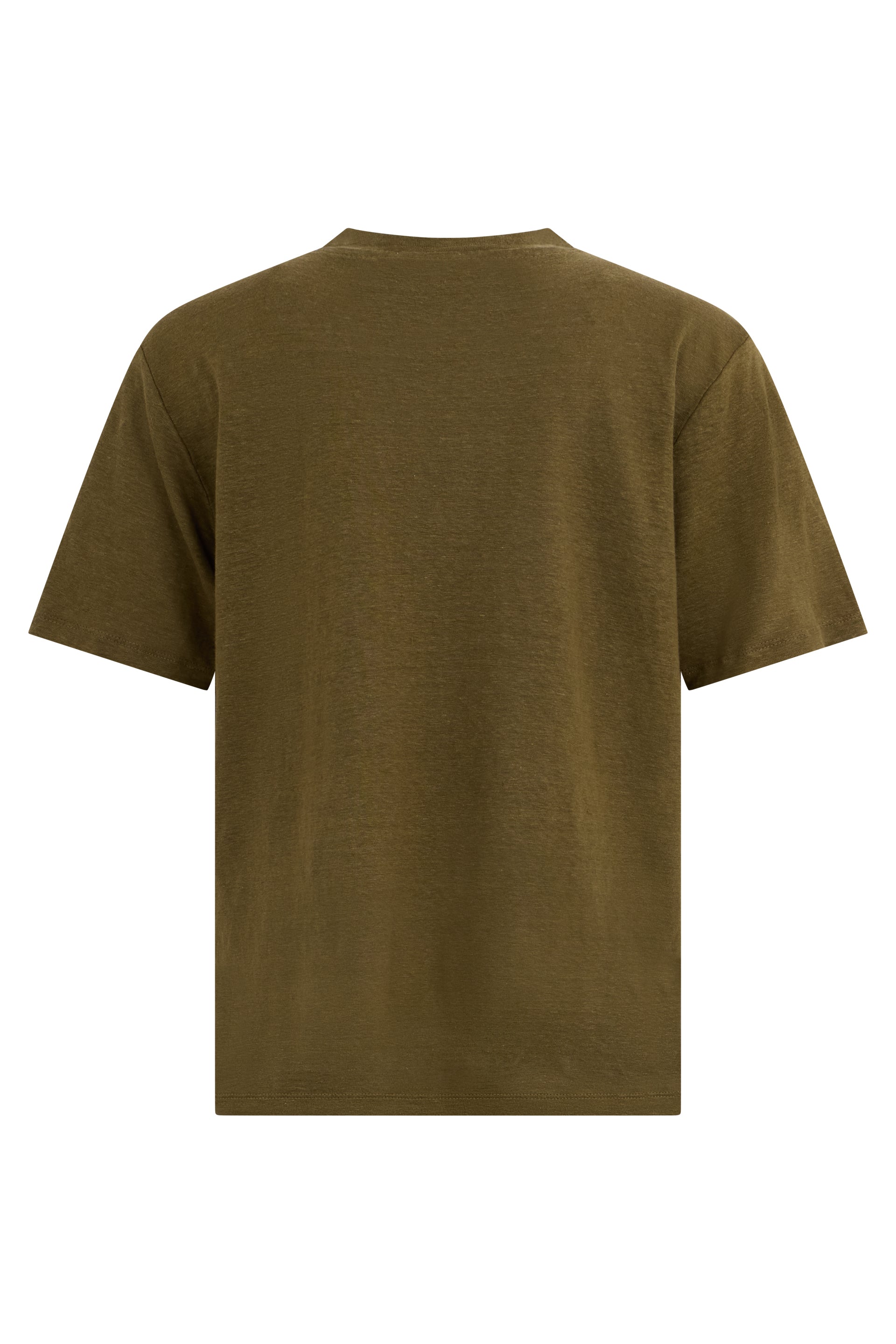 Linen t-shirt with print