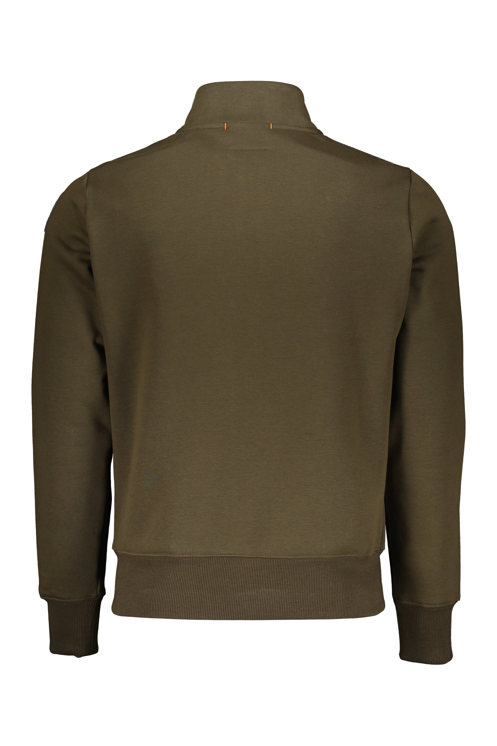 Olive green sweatshirt with zip, guaranteed comfort