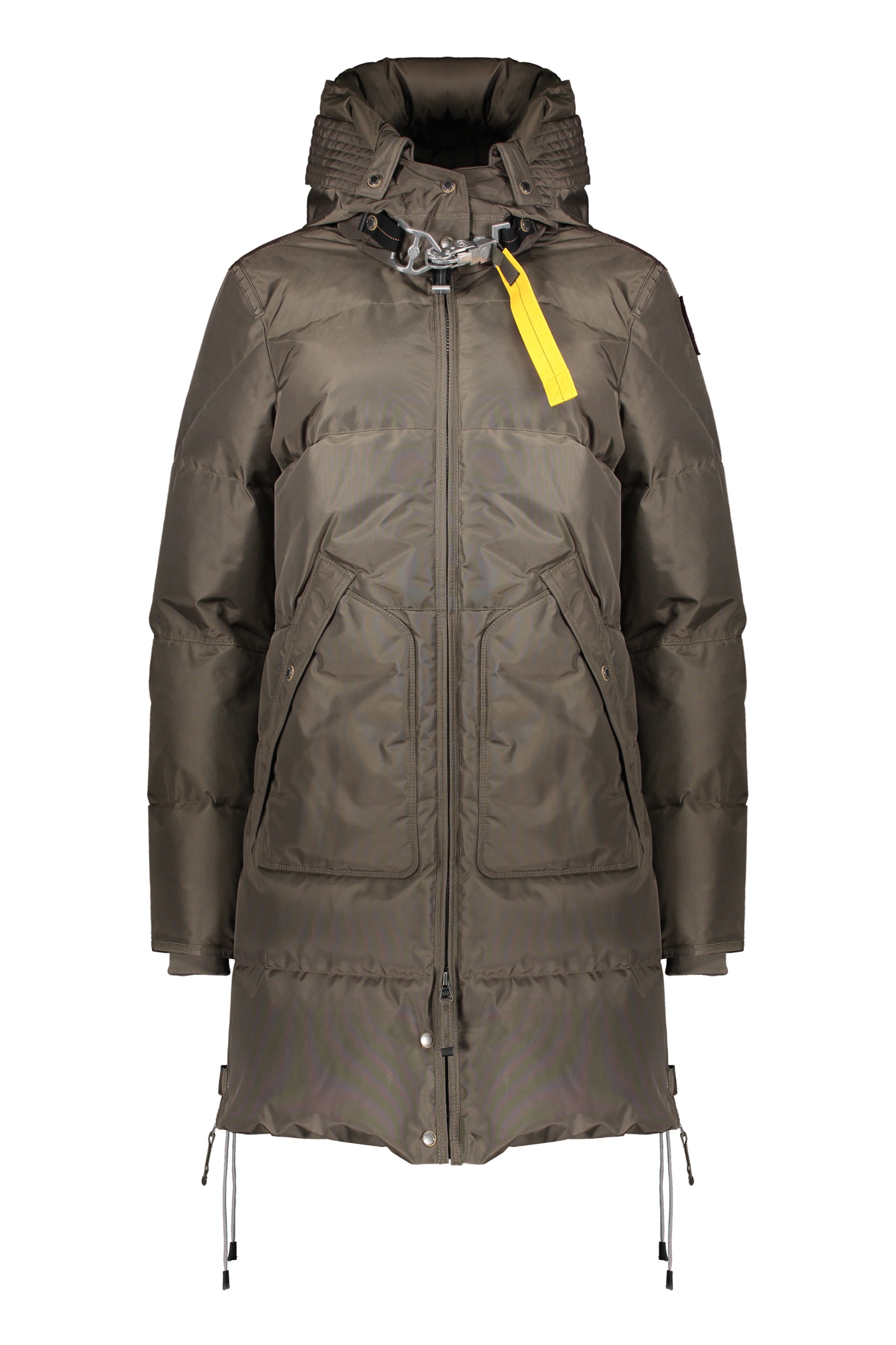 Winter parka with adjustable hood