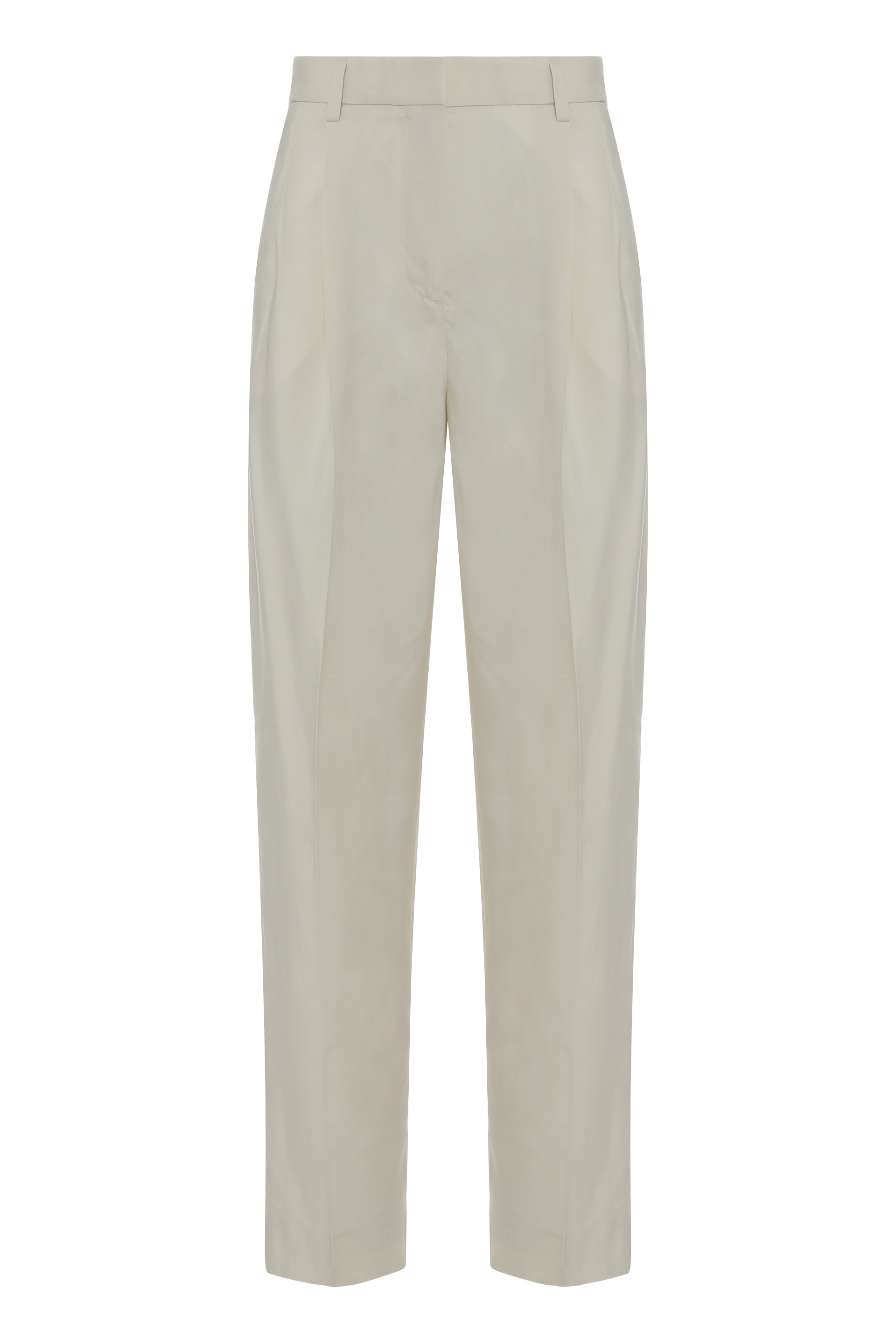 Straight-leg pants in viscose