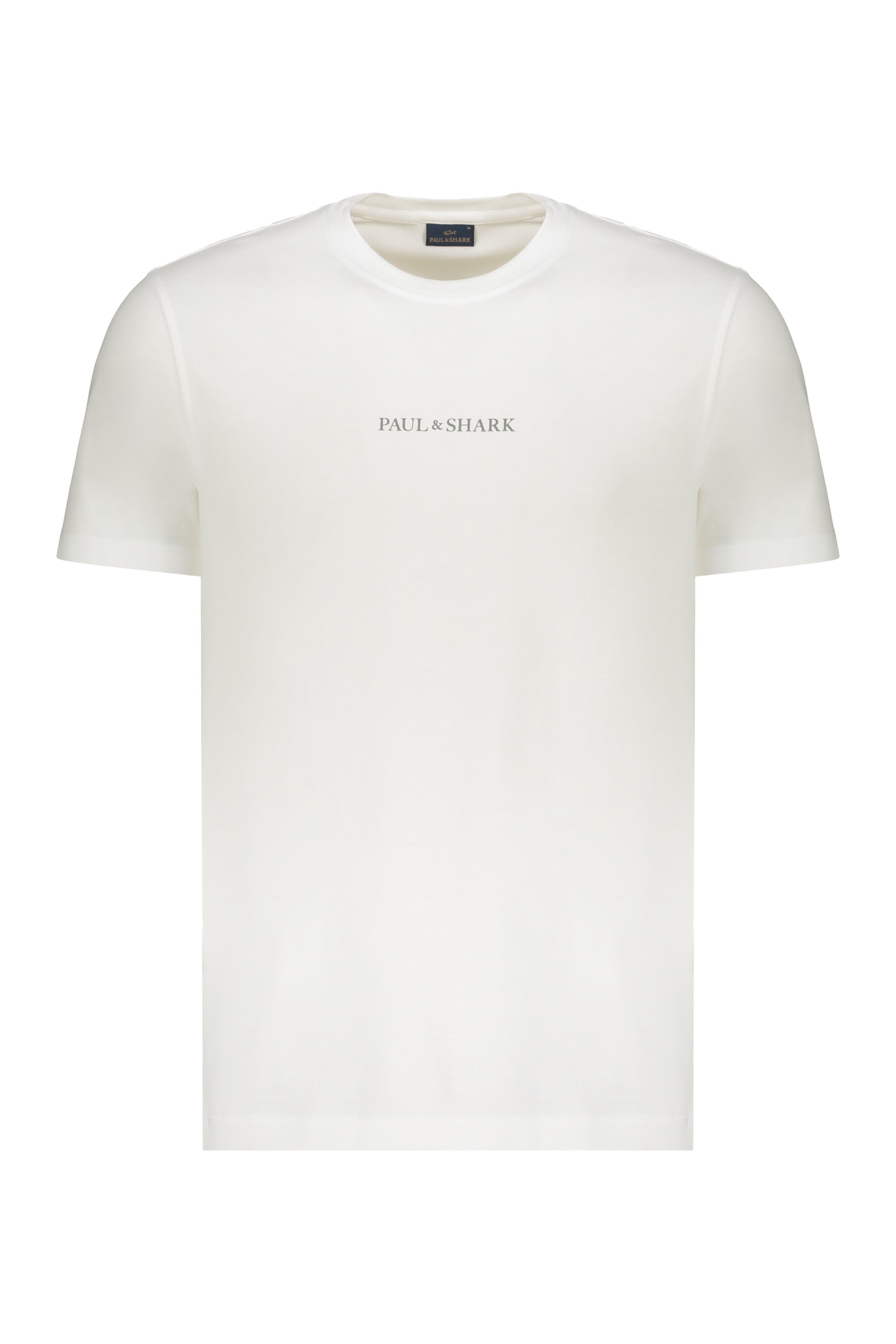 White cotton T-shirt, classic fit