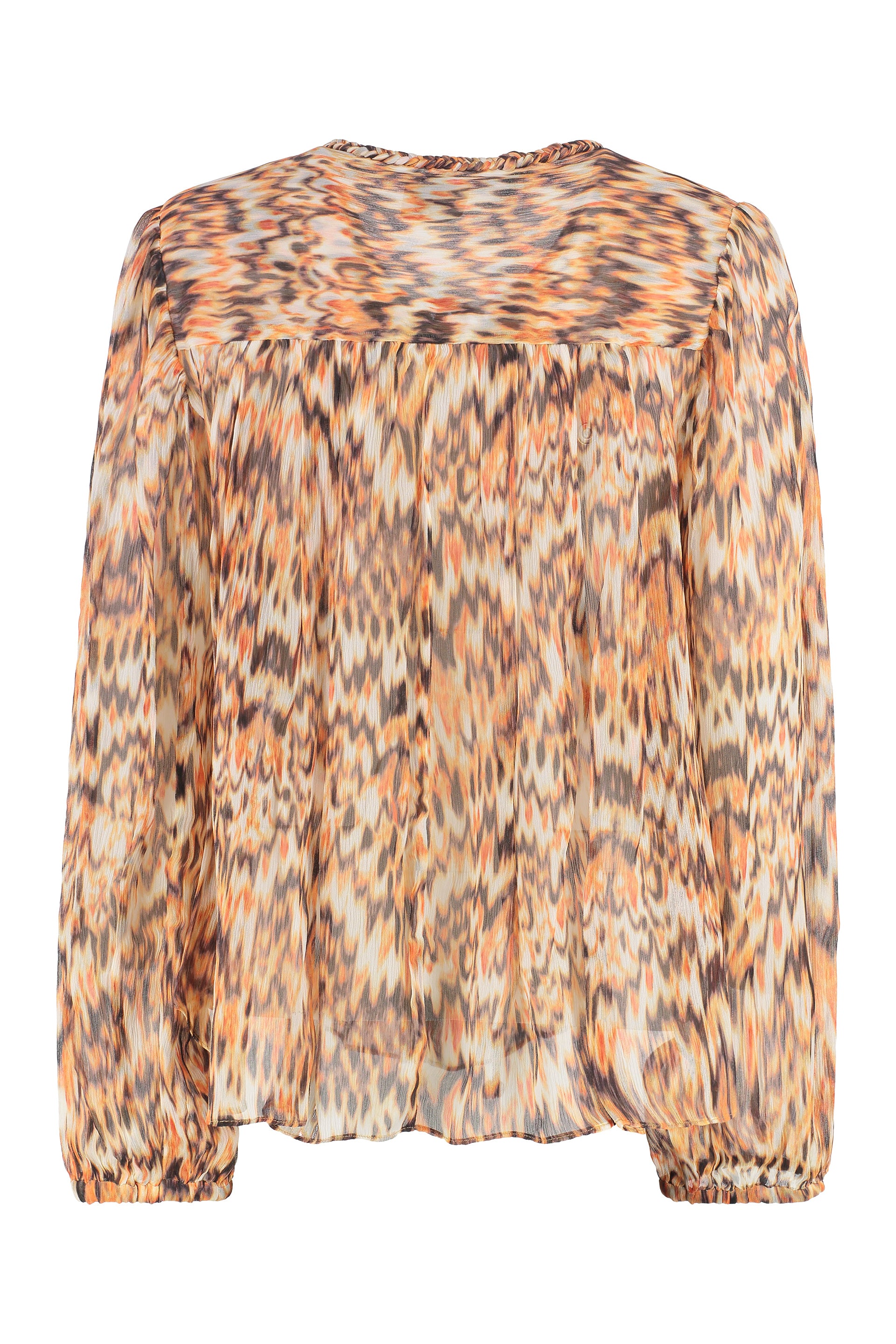 Ametissa printed silk blouse