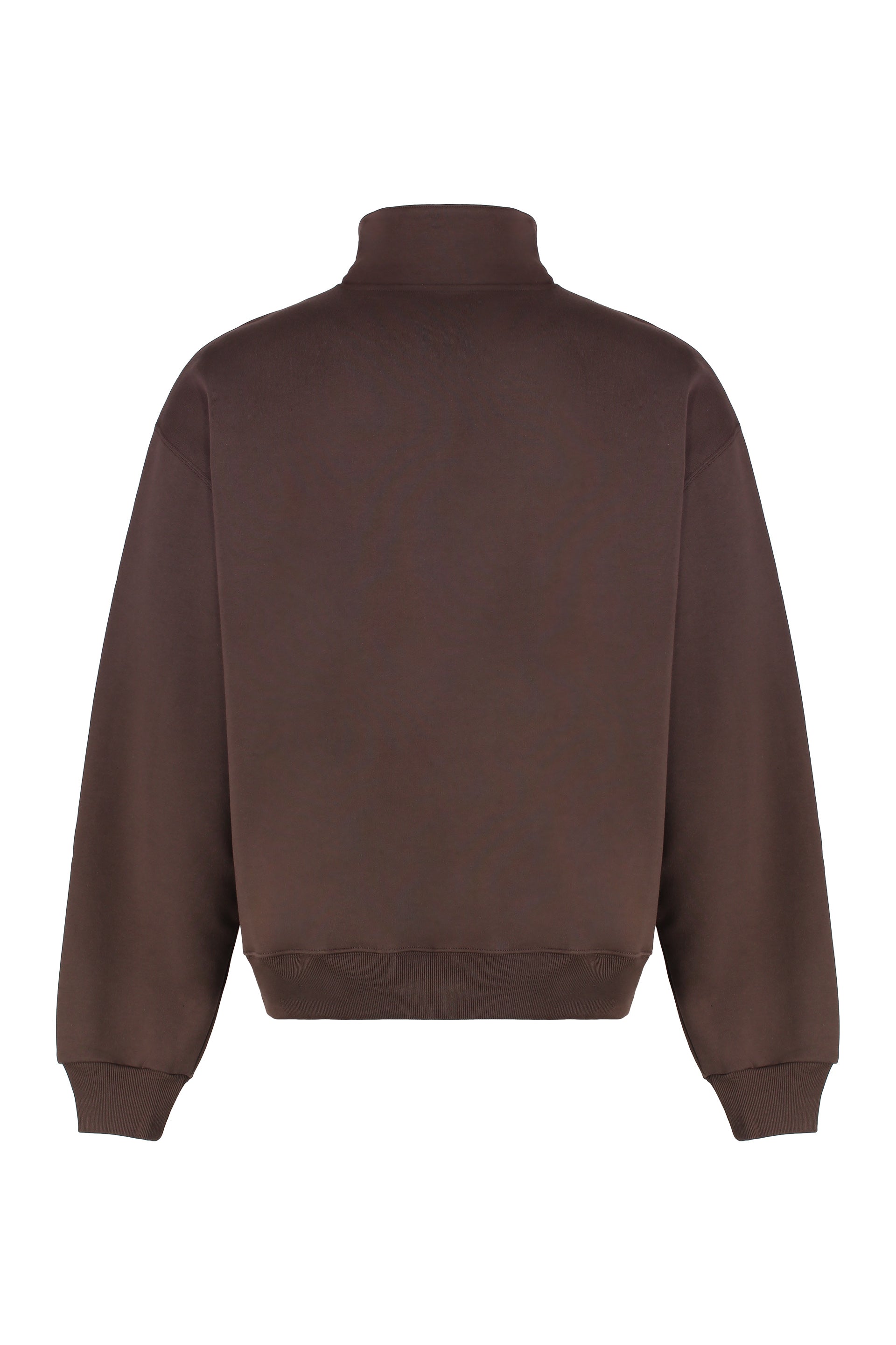 Gros Grain Logo detail cotton sweatshirt