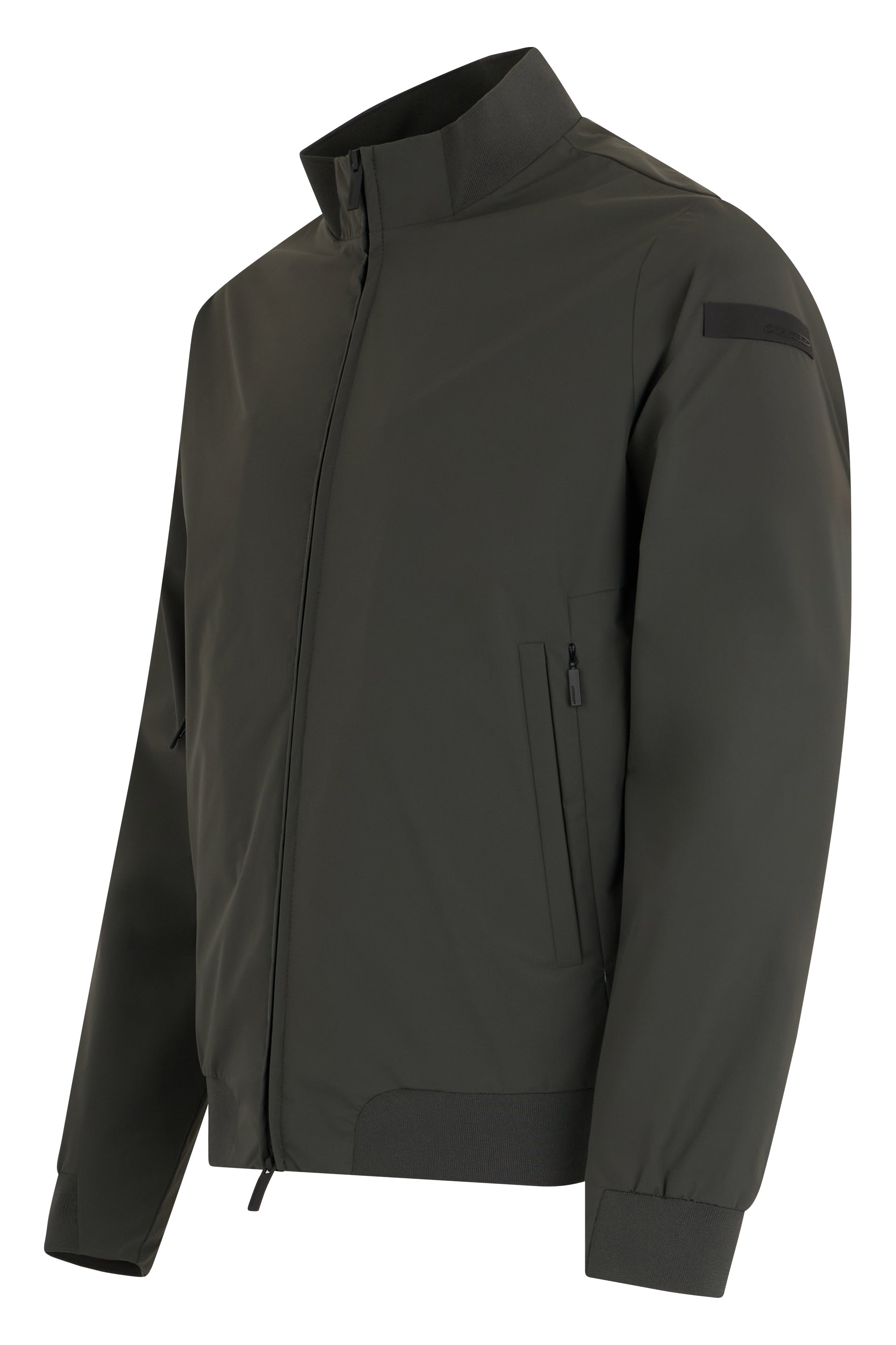 Light jacket with zipper