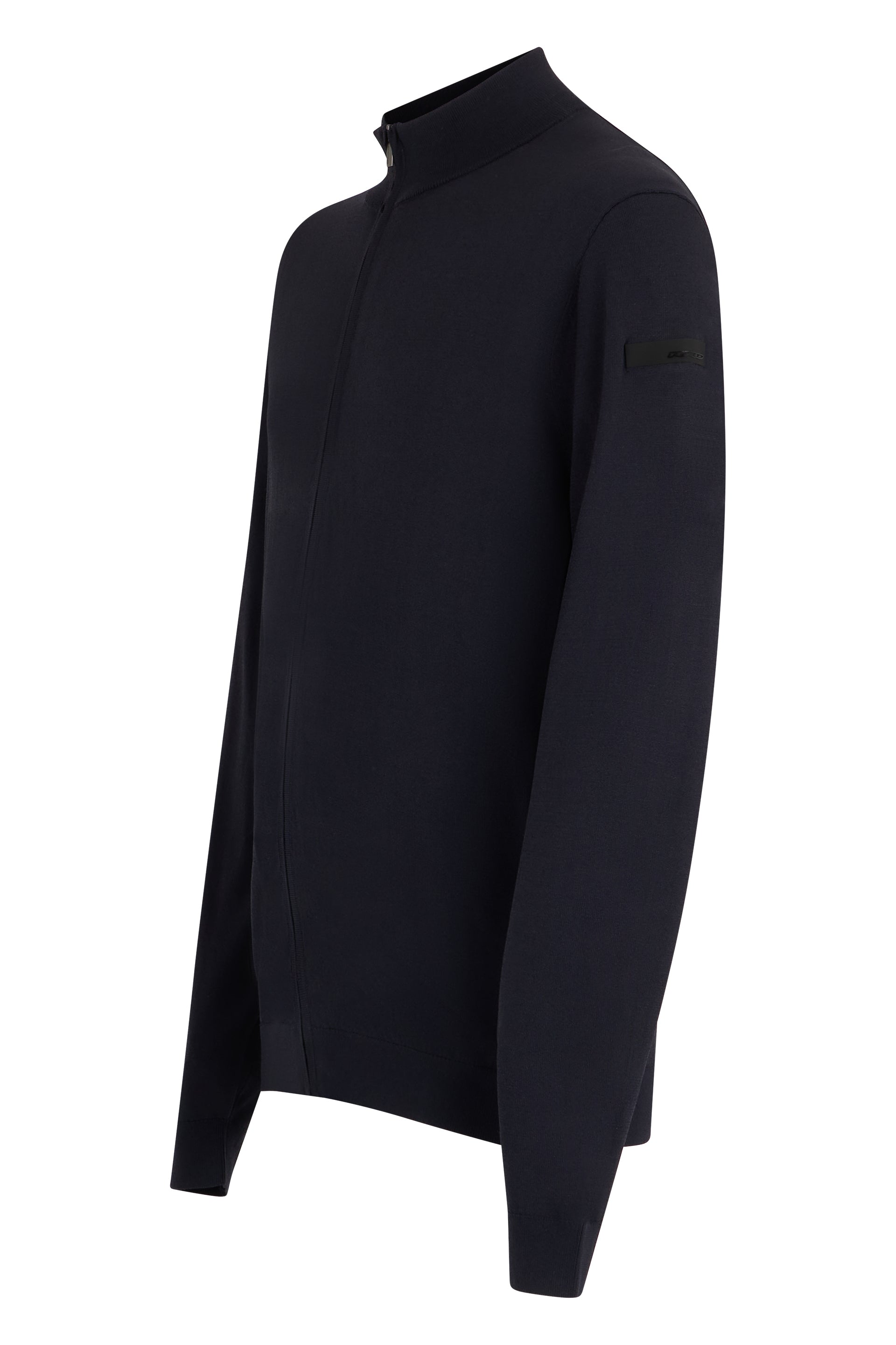 Zip hoodie with collar