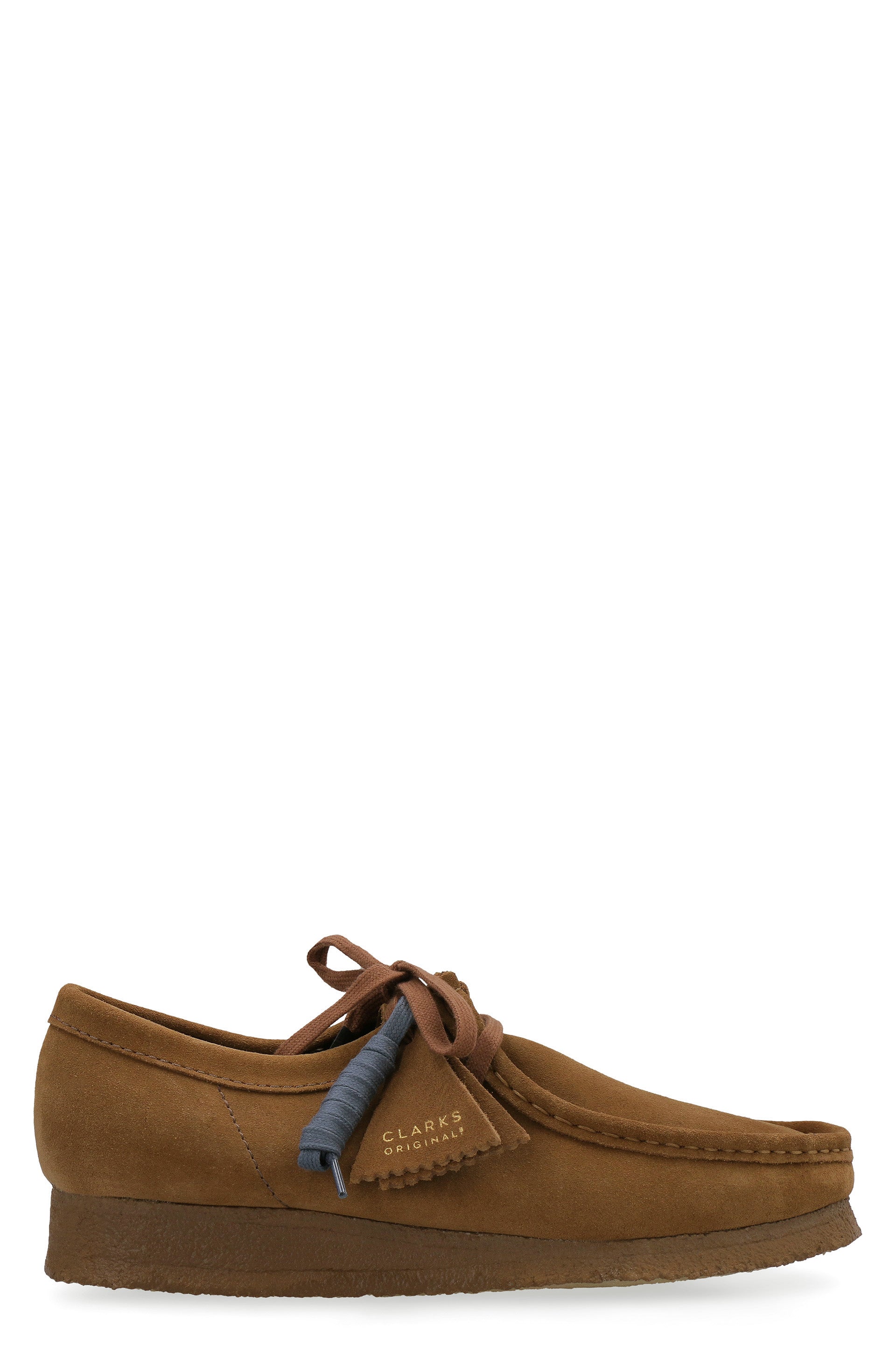 Wallabee suede lace-up shoes