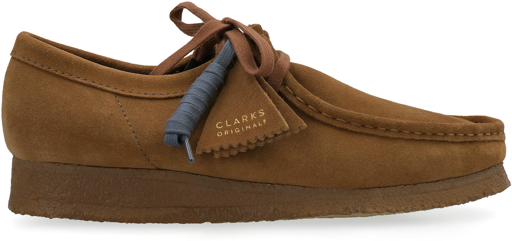 Wallabee suede lace-up shoes