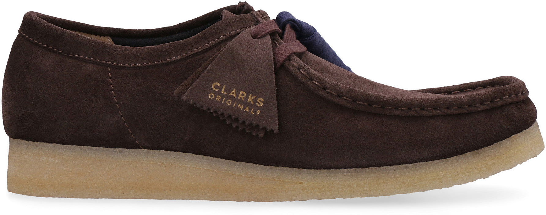 Wallabee suede lace-up shoes