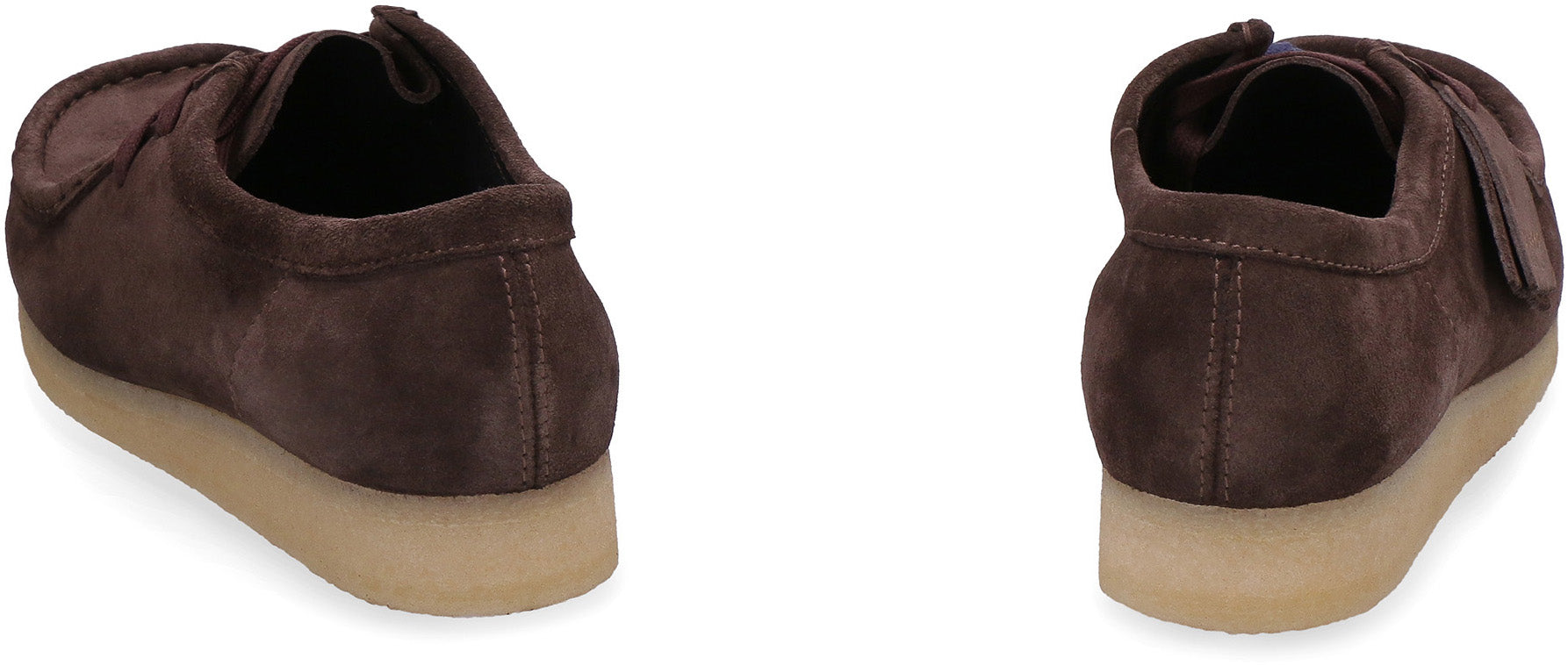 Wallabee suede lace-up shoes