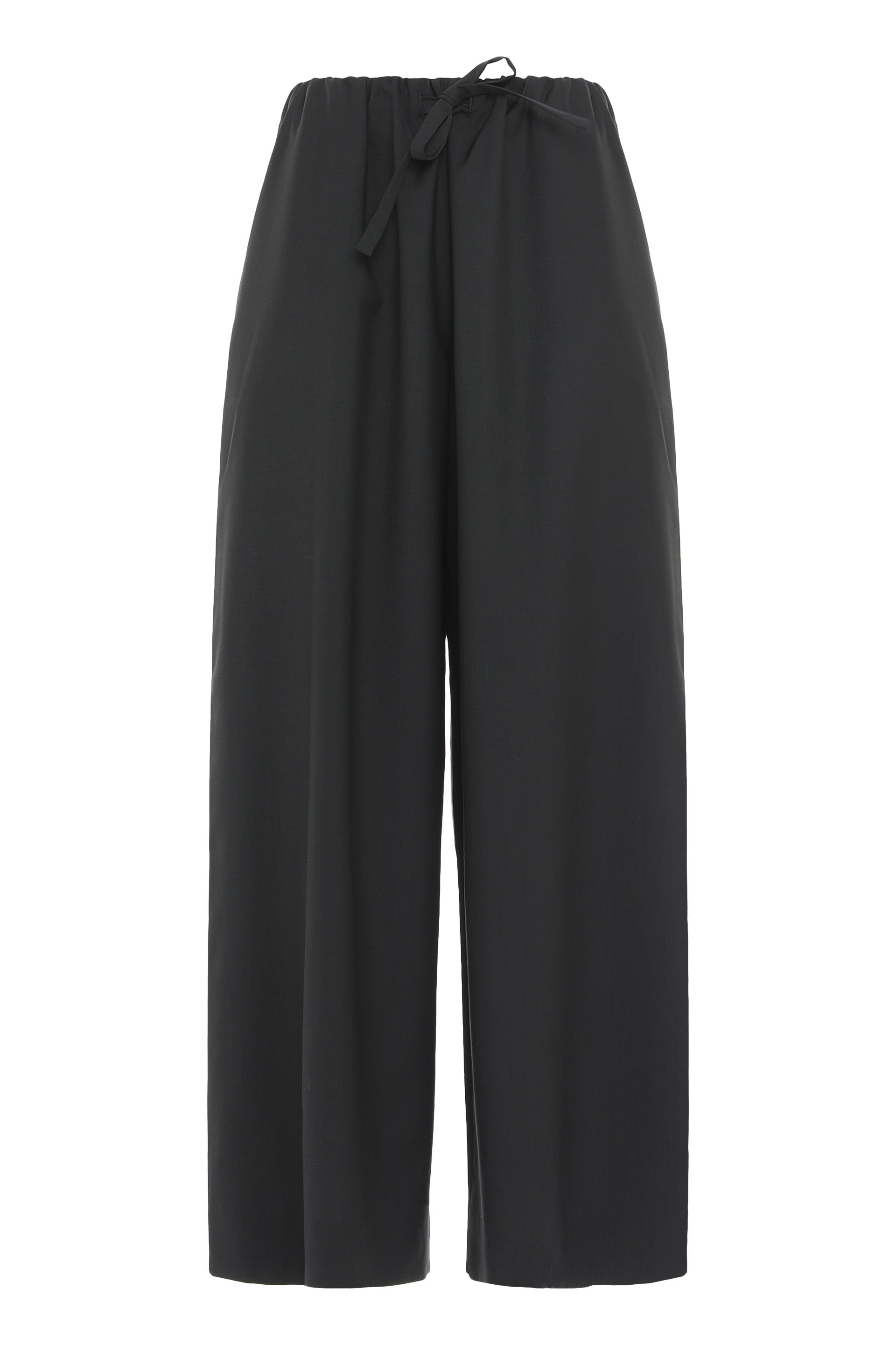 Loose wool pants