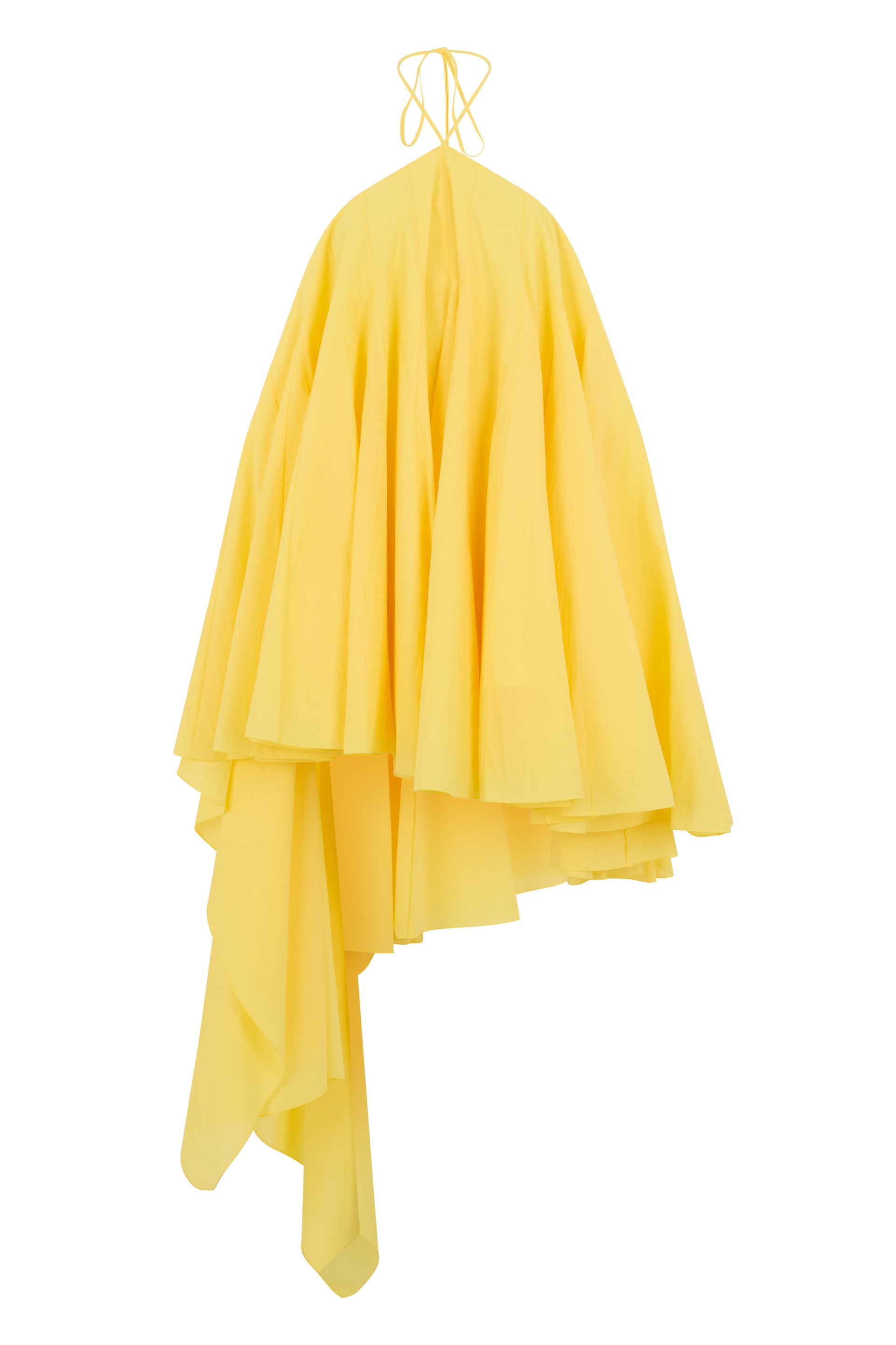 Mini asymmetric Triangle dress