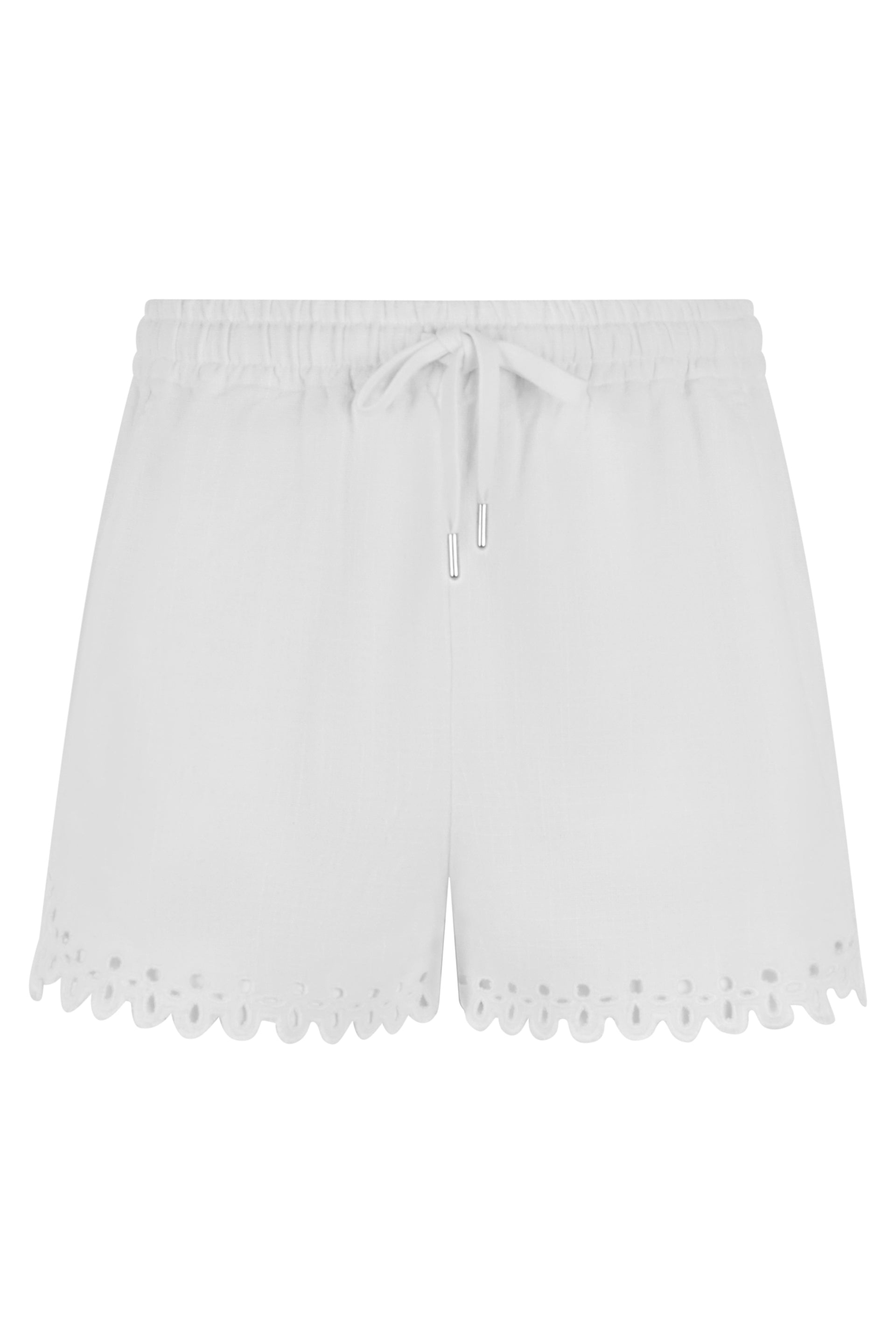 Balyme shorts in perforated cotton