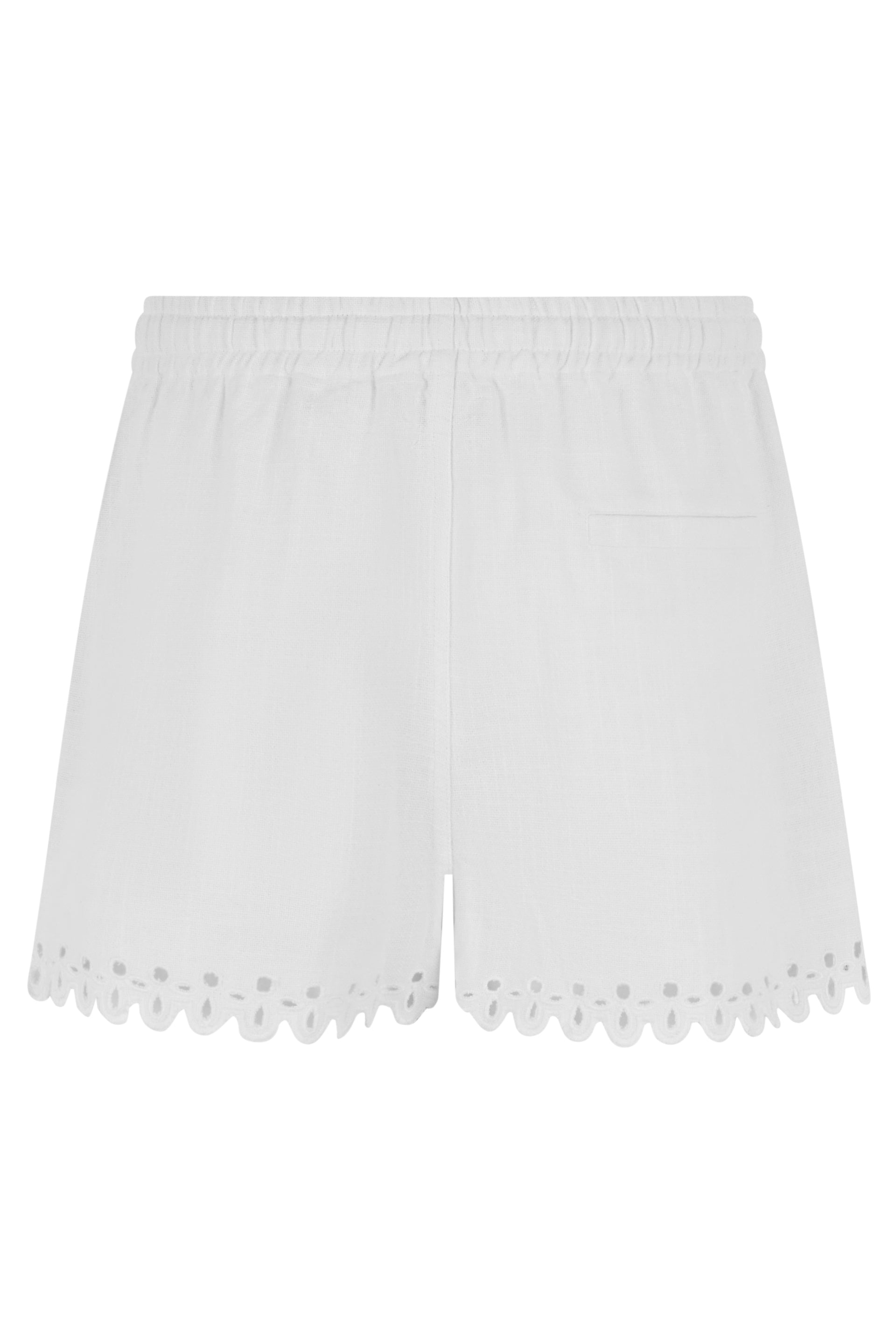Balyme shorts in perforated cotton