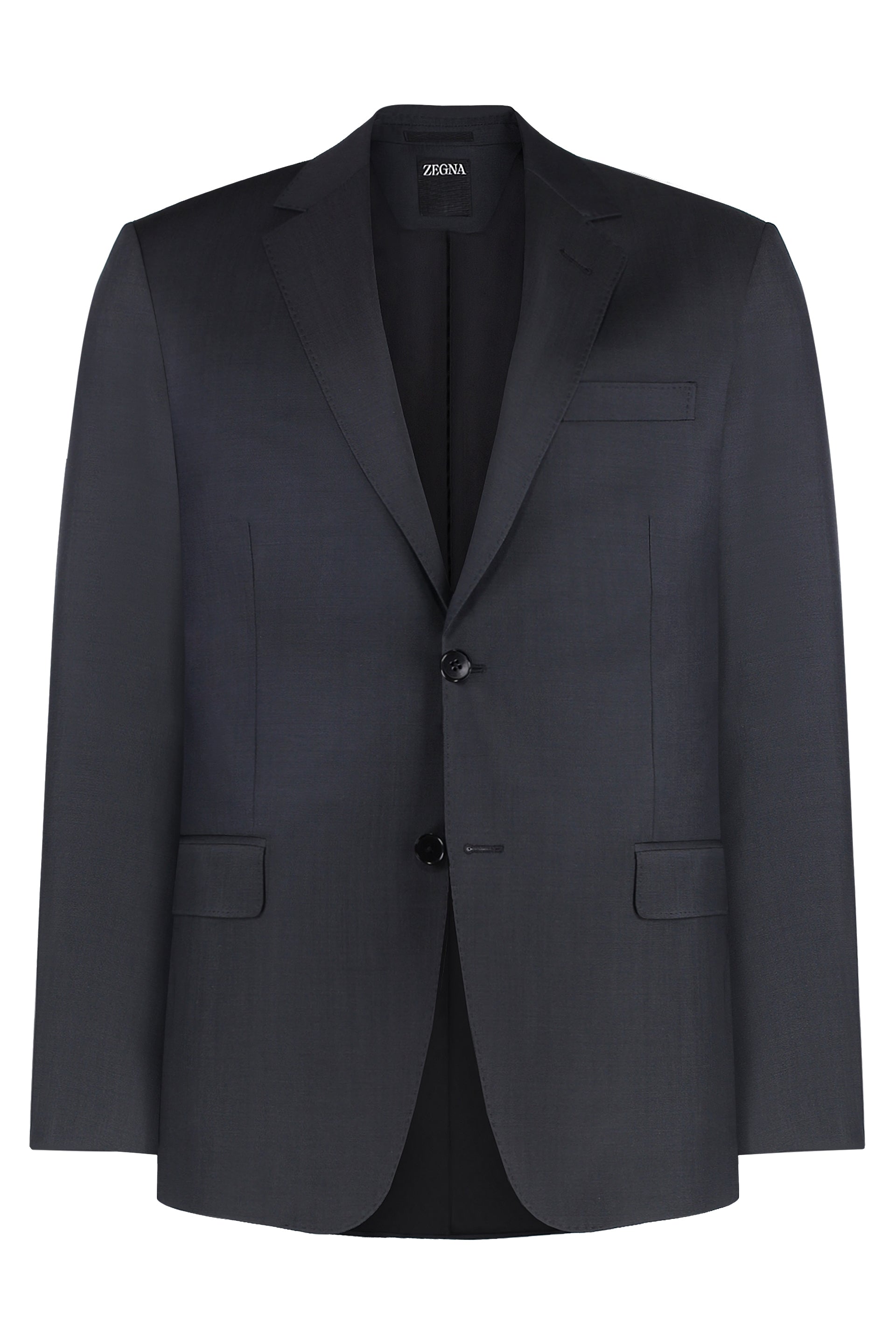 Wool blend two-piece suit
