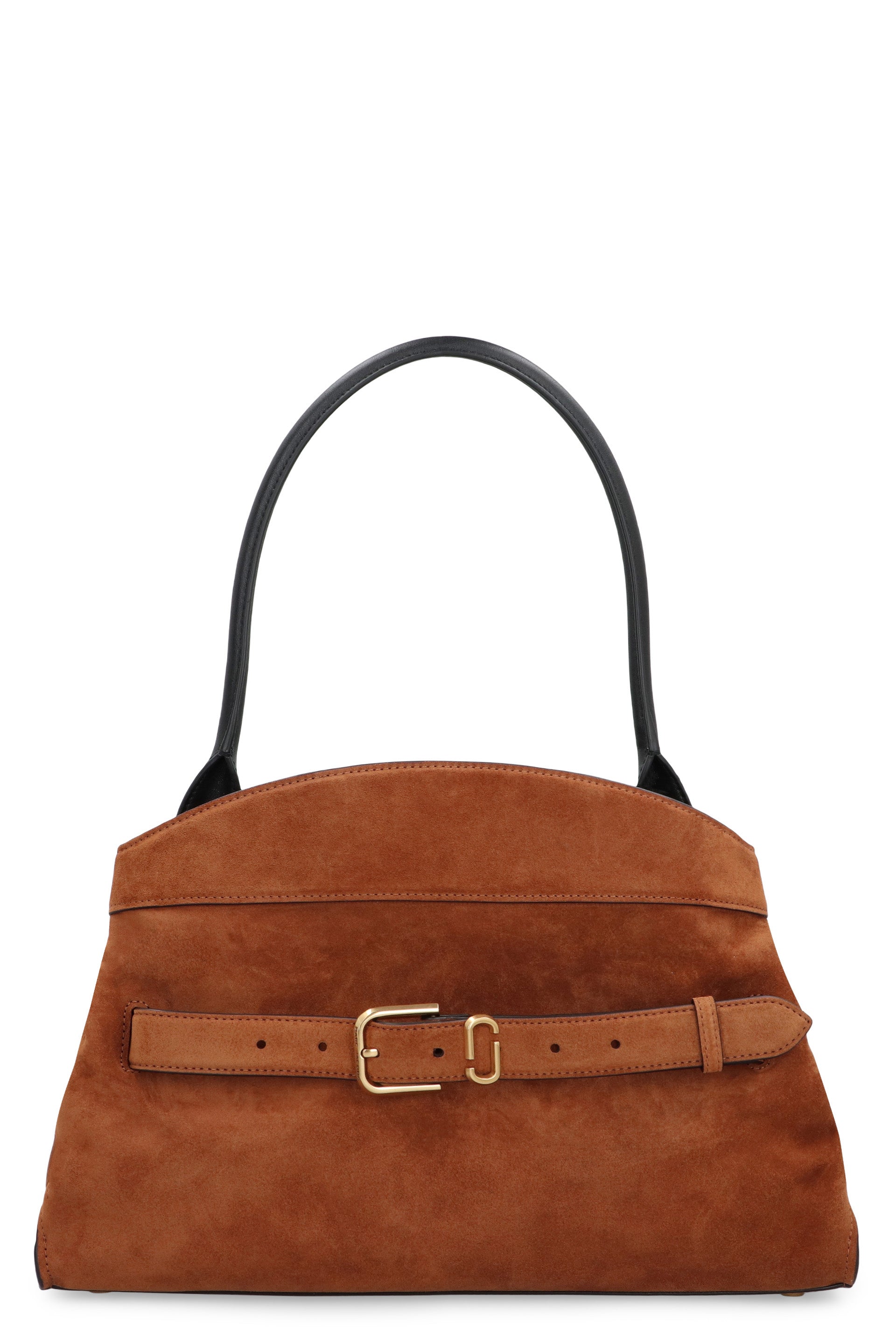 La traduzione del testo "The Suede Dakota Satchel" dall'inglese (EN) all'italiano (IT) è: "La borsa Dakota in camoscio".