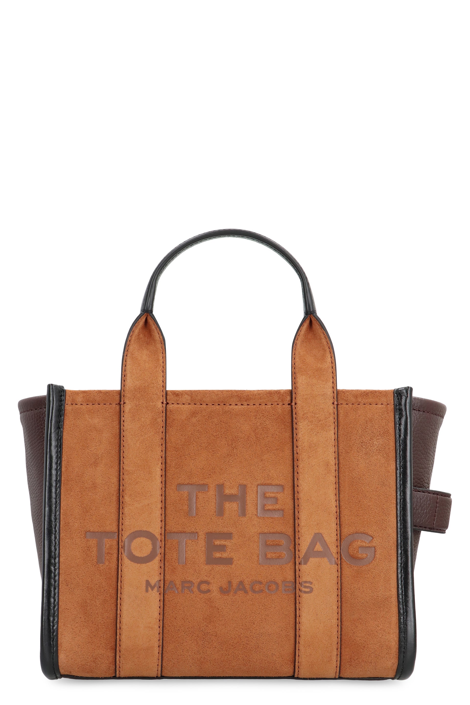 La traduzione di "The Suede Small Tote Bag" dall'italiano all'inglese è "The Suede Small Tote Bag".
