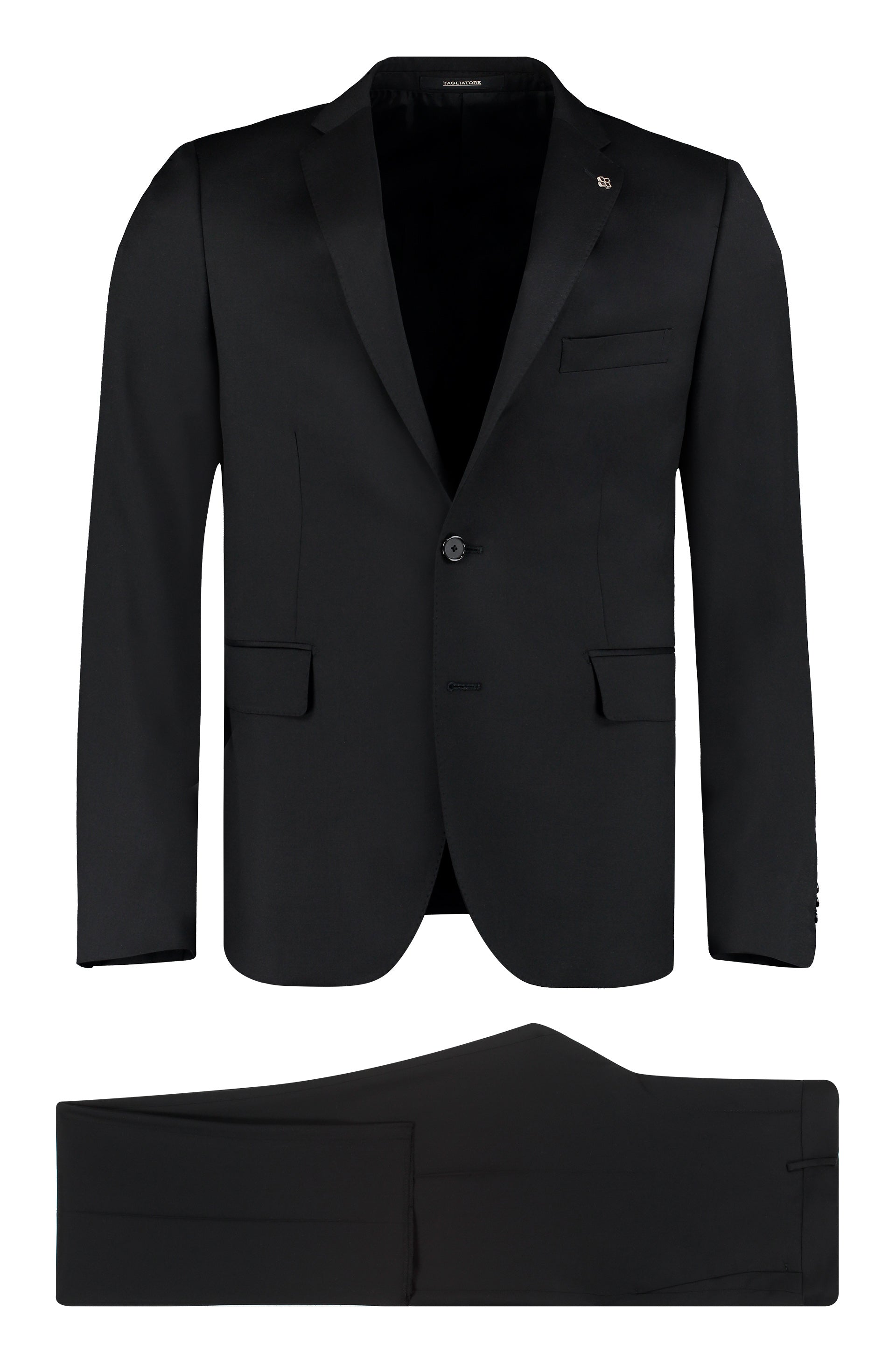 Virgin wool two-piece suit