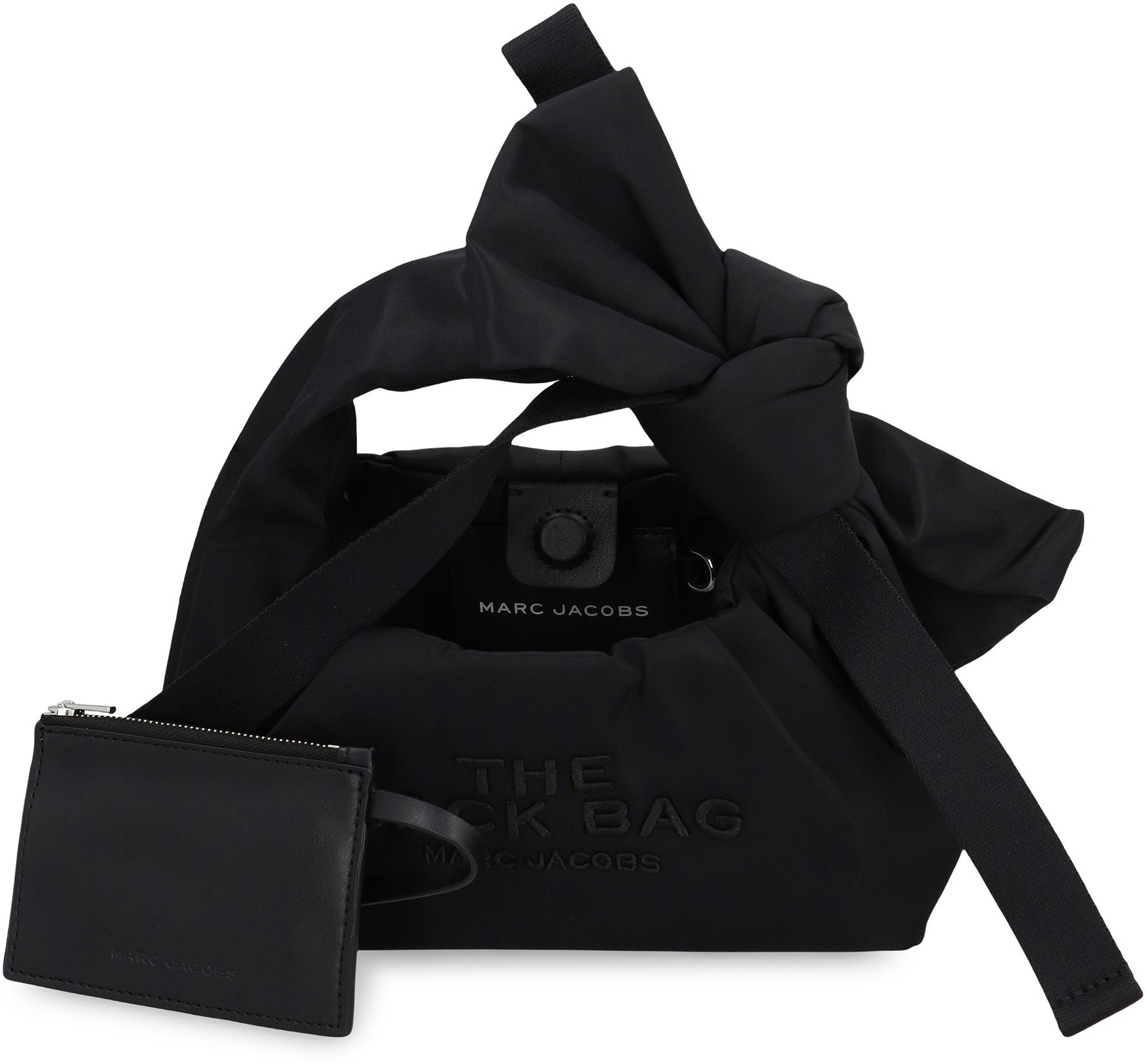 The bow nylon mini sack bag