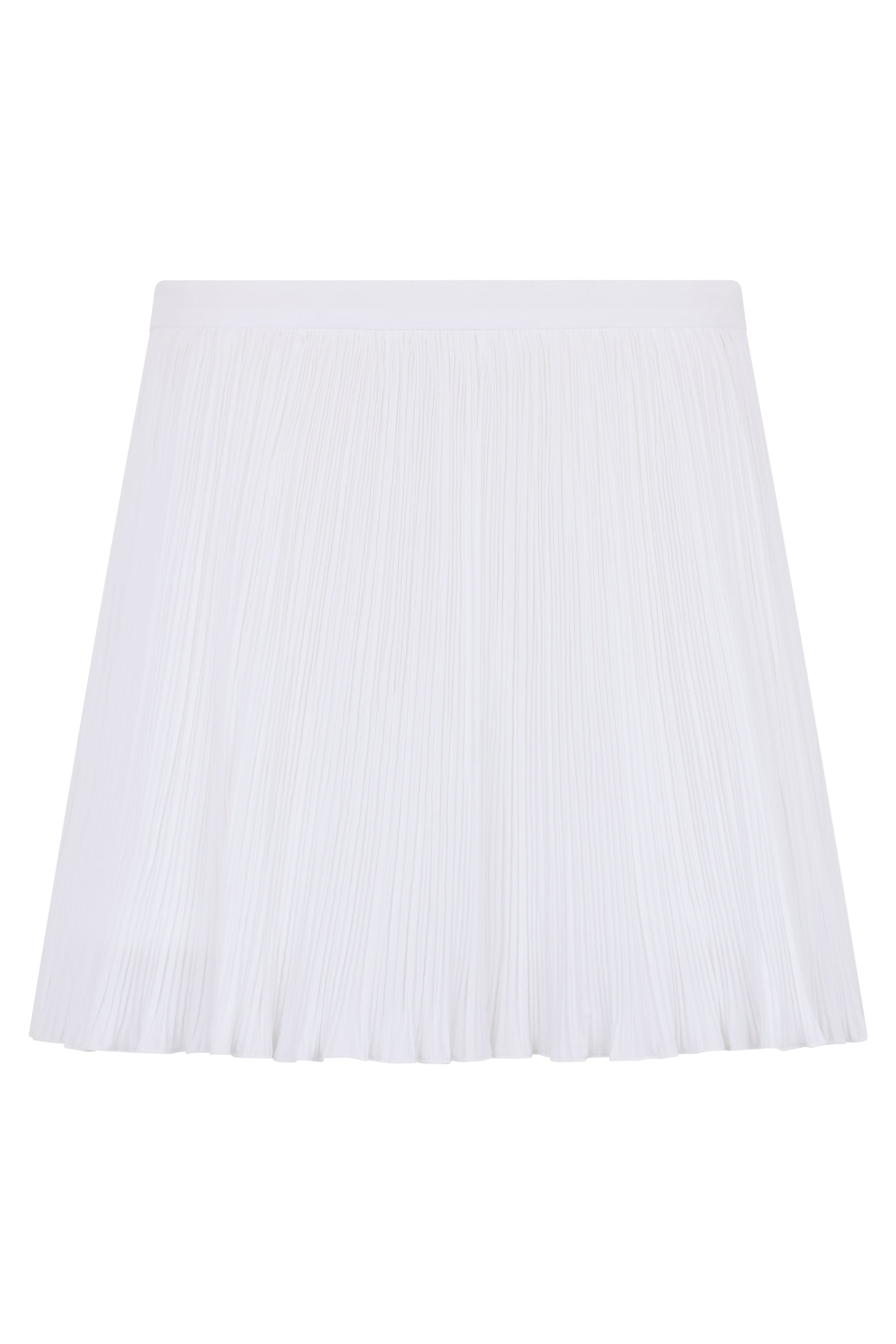 Short white versatile skirt for any occasion