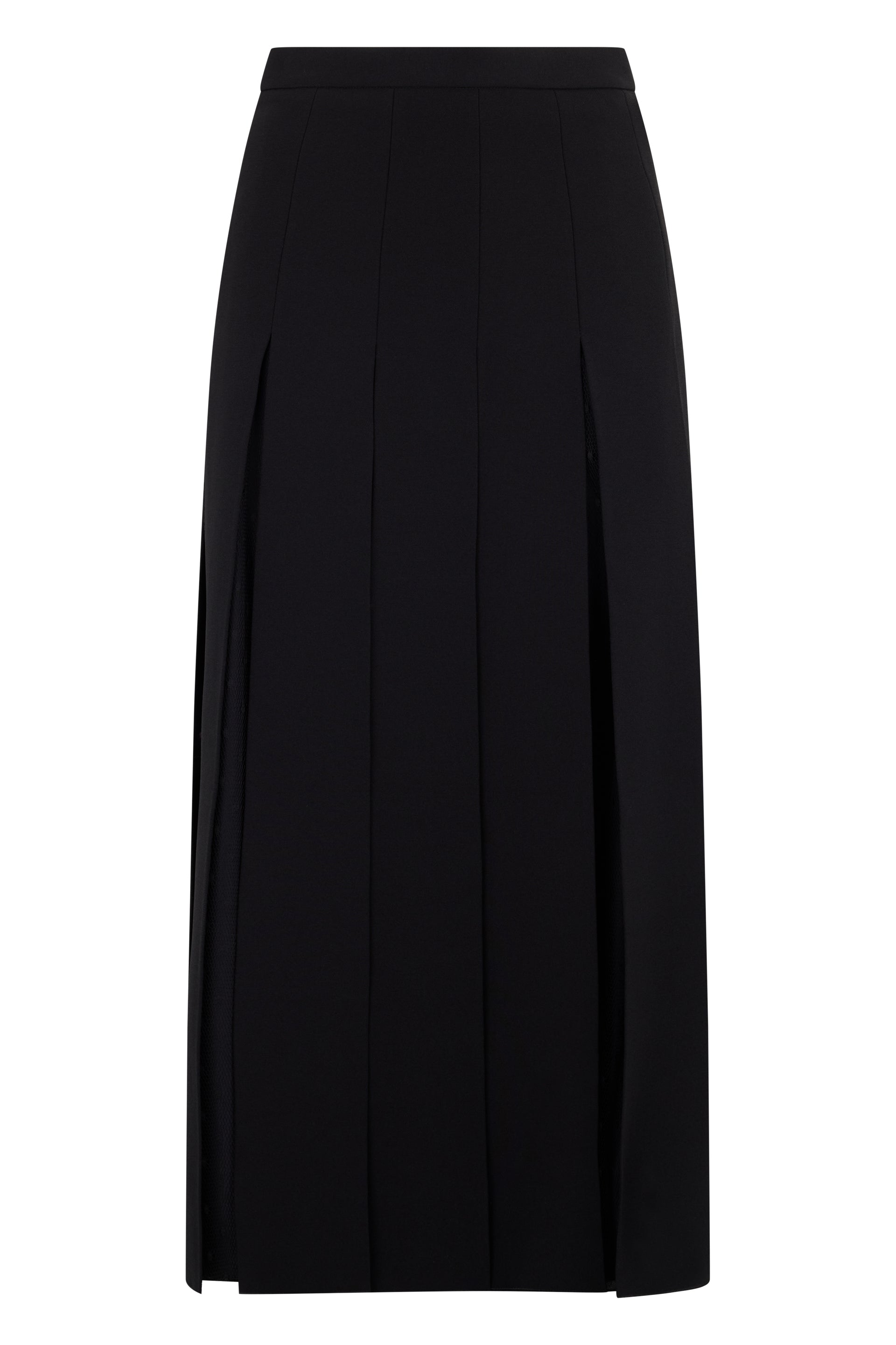 Long black elegant and versatile skirt