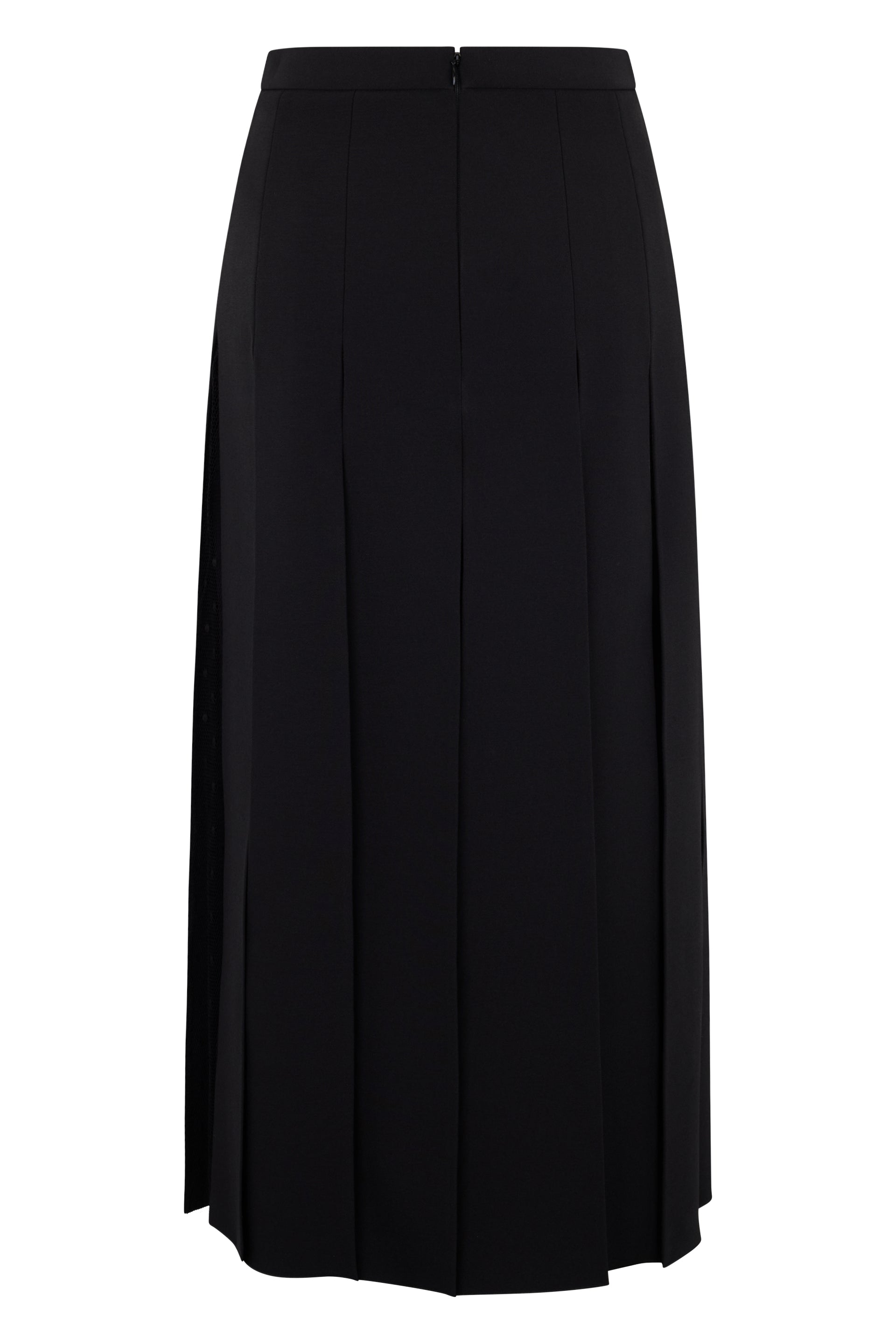 Long black elegant and versatile skirt