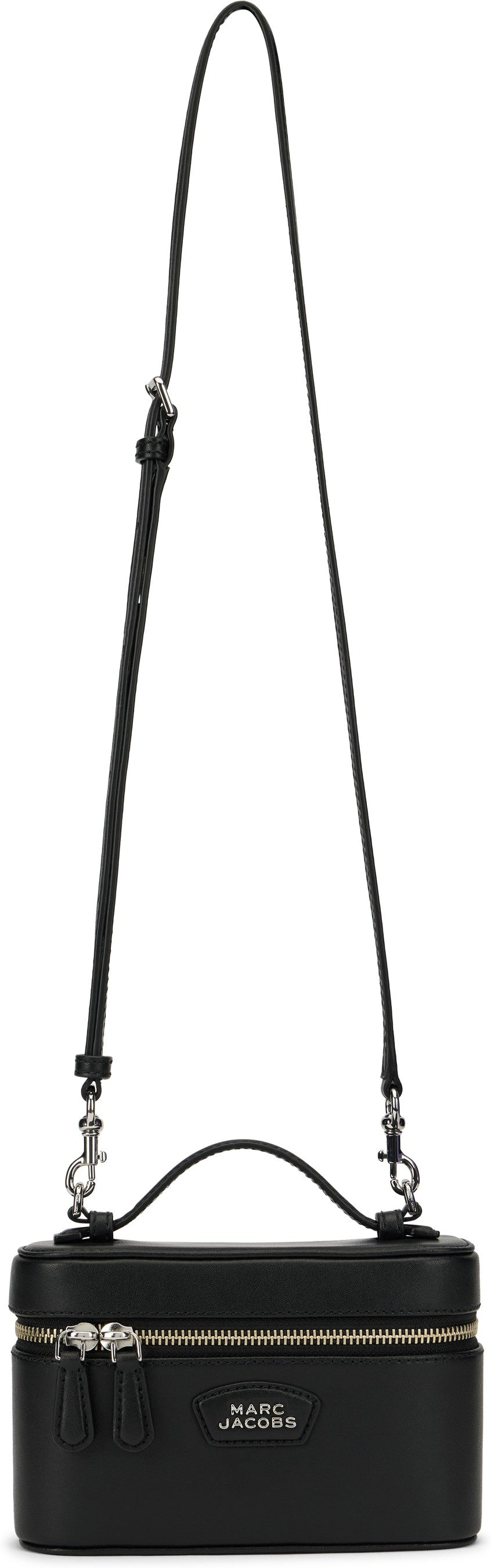 The Everyday Vanity Bag in black leather