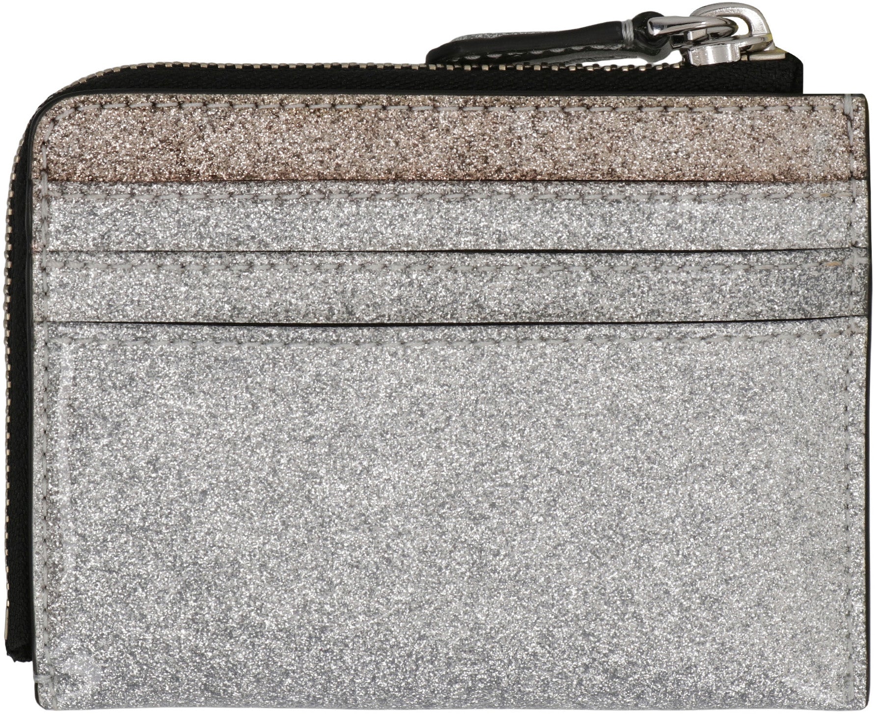 The Coated Glitter Everyday Top Zip Wallet