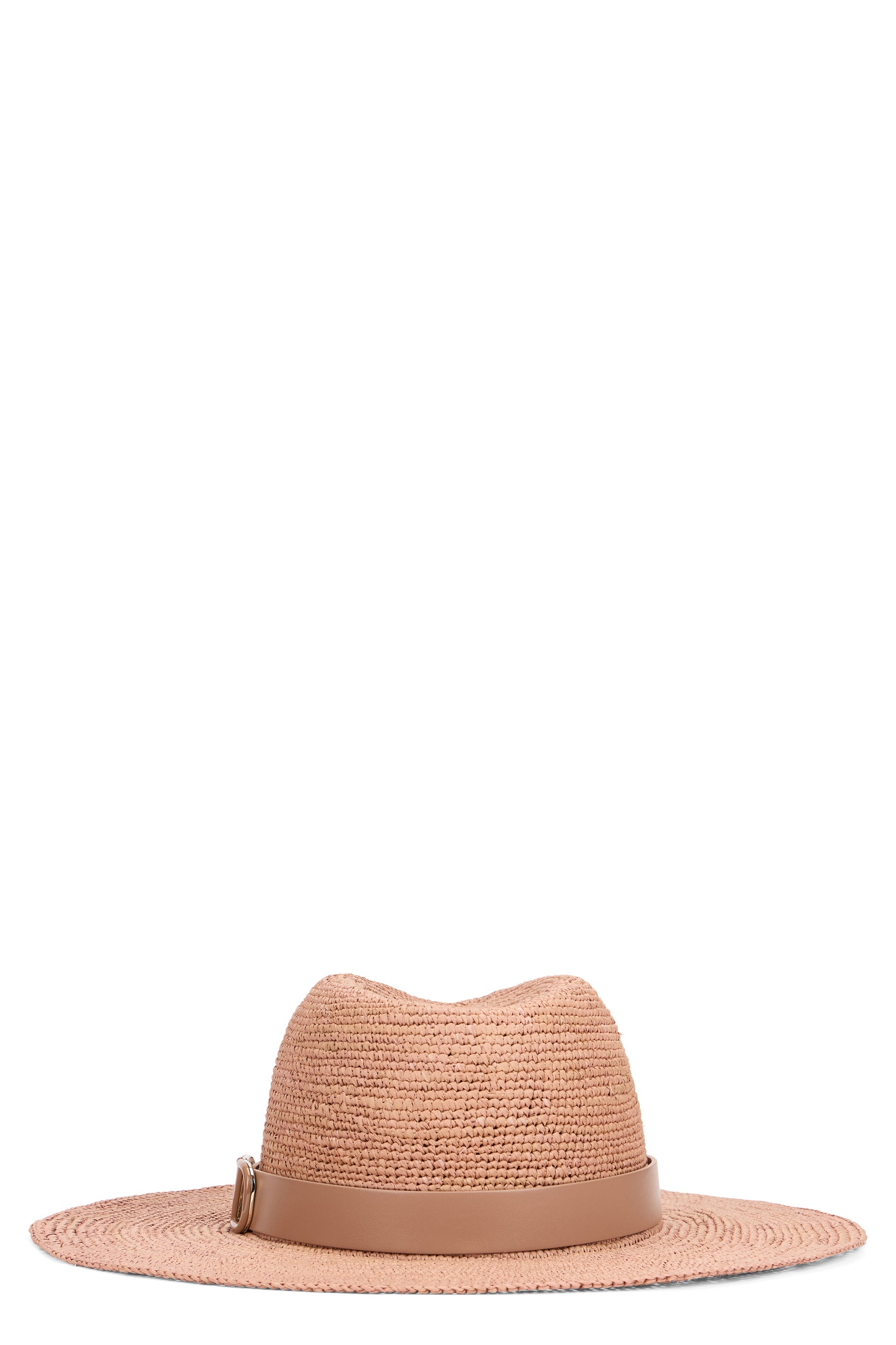 Elegant wide-brimmed summer hat