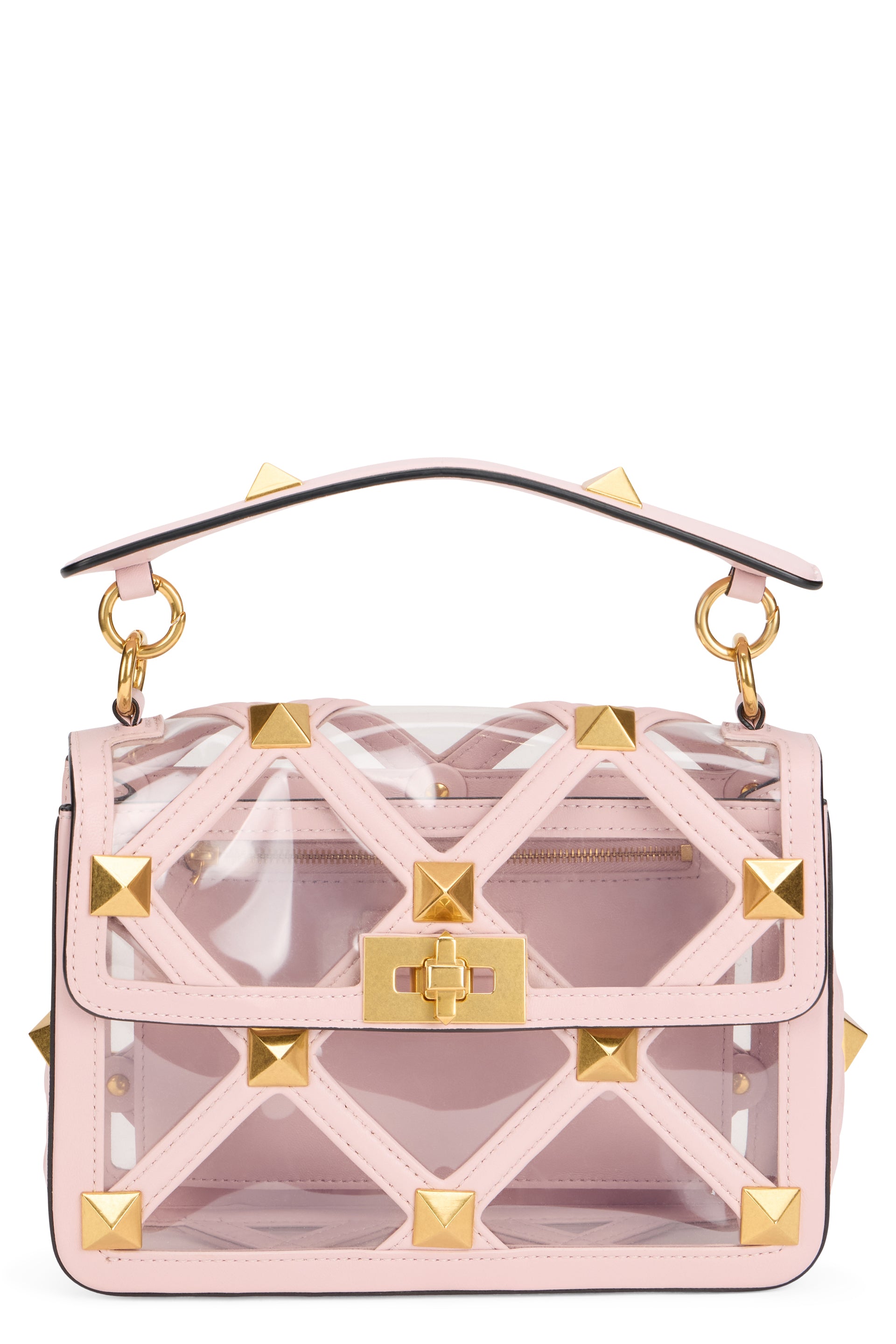 Roman Stud PVC handbag