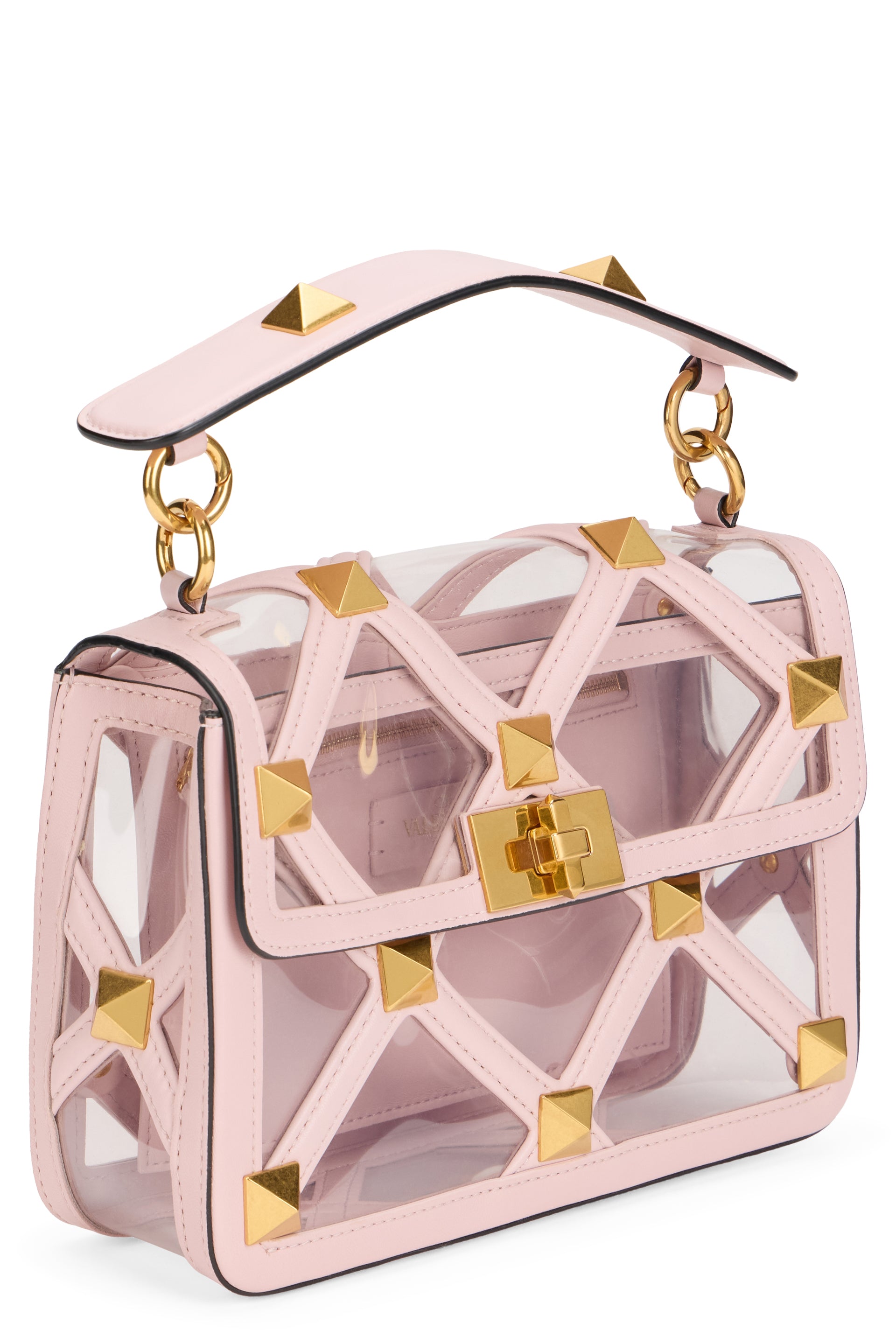 Roman Stud PVC handbag