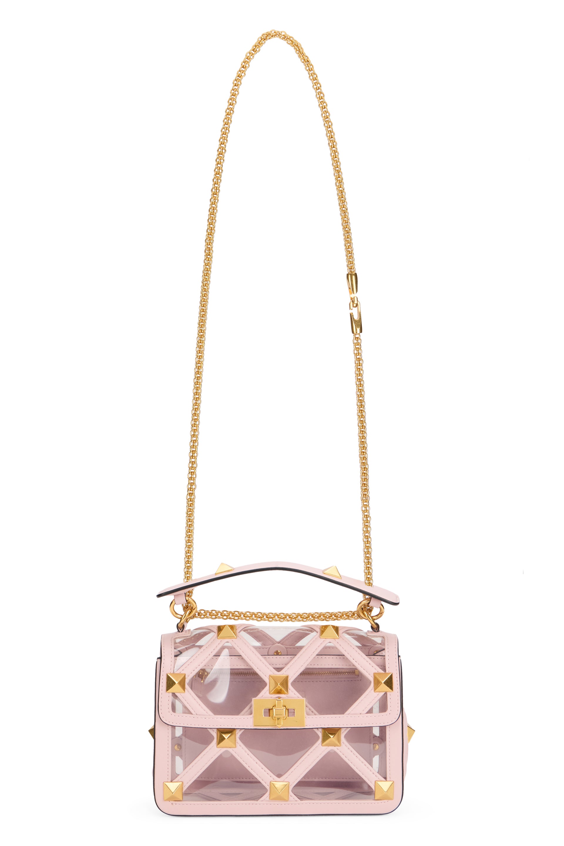 Roman Stud PVC handbag