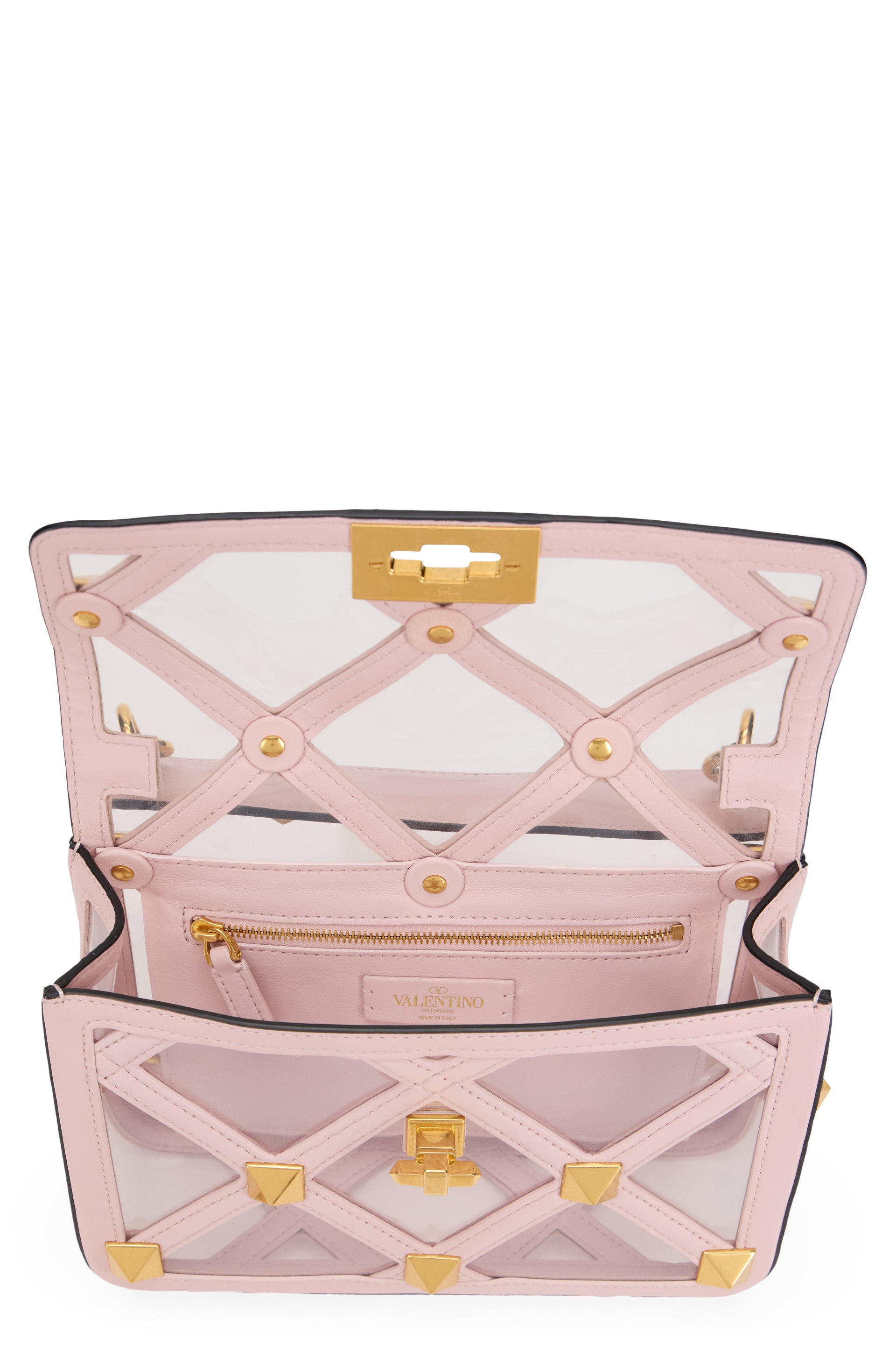 Roman Stud PVC handbag