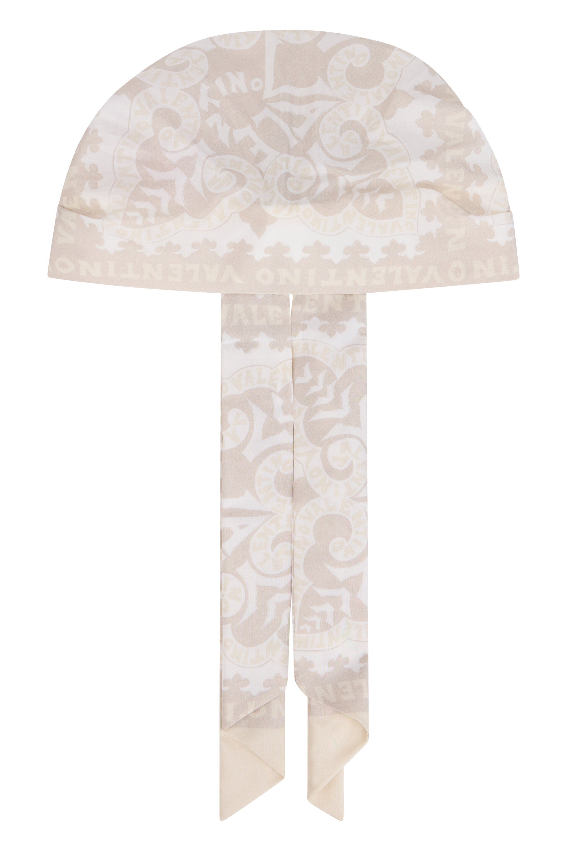 Elegant headpiece in soft and silky fabric