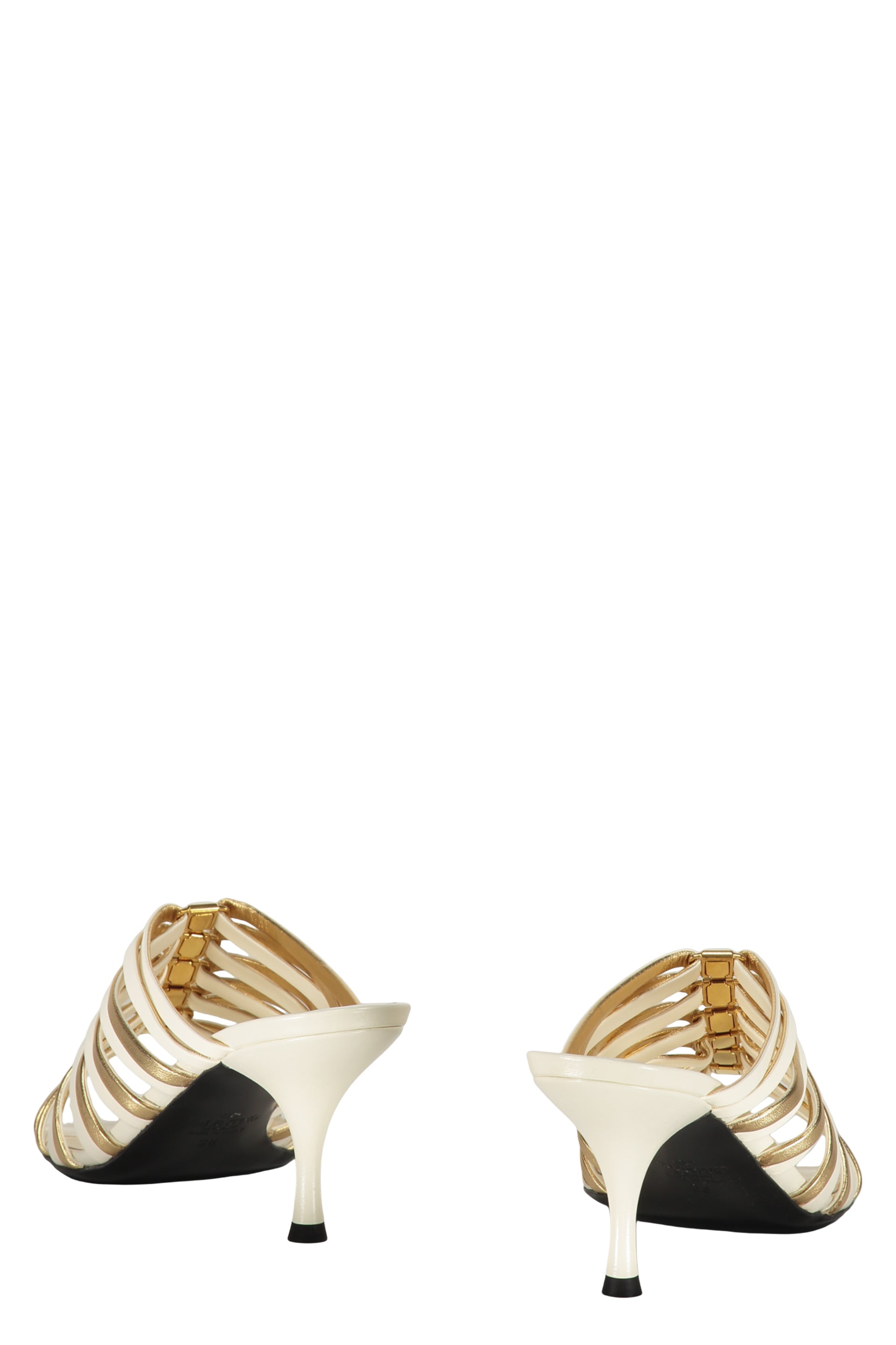 Leather mules