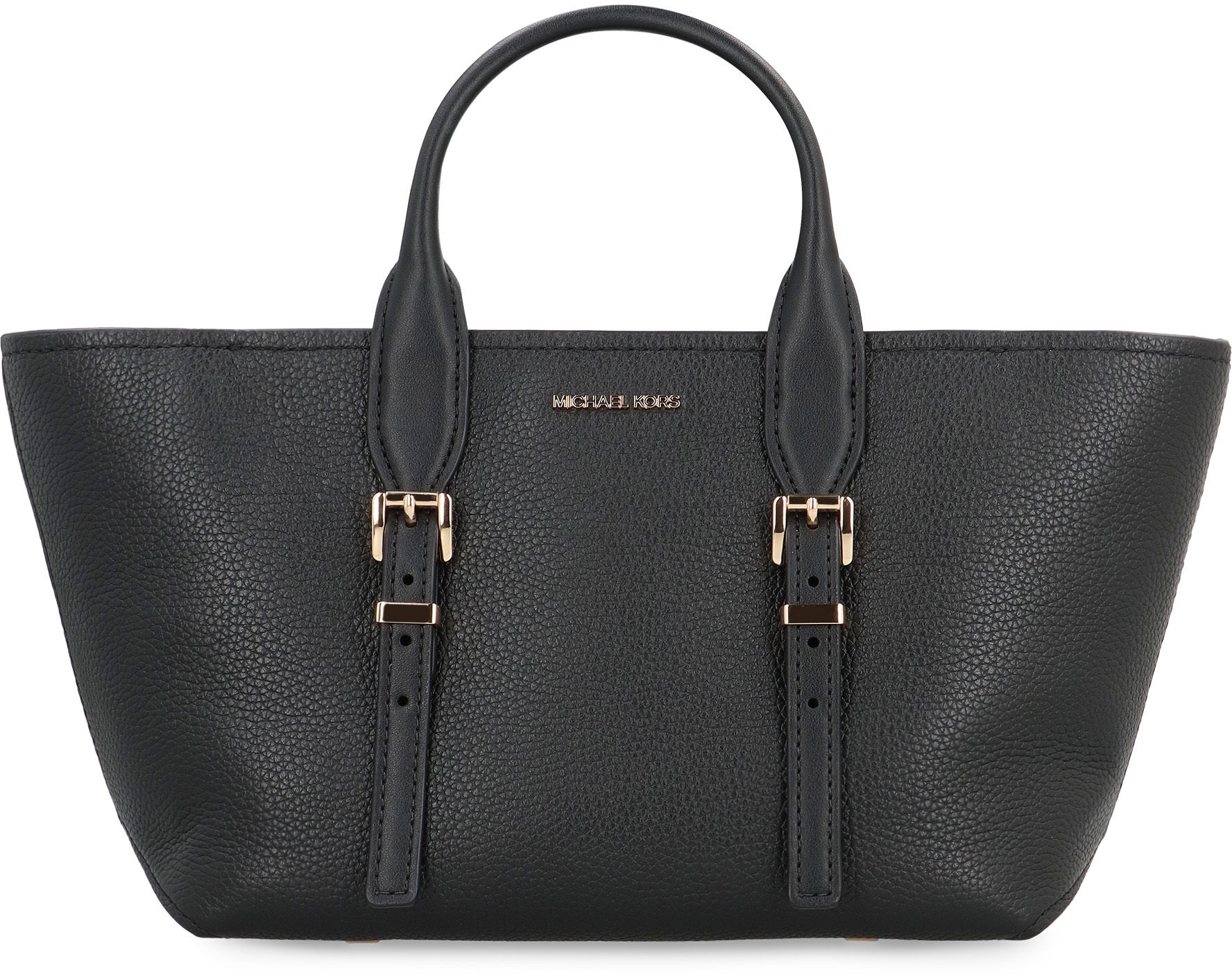 Moore pebbled leather handbag