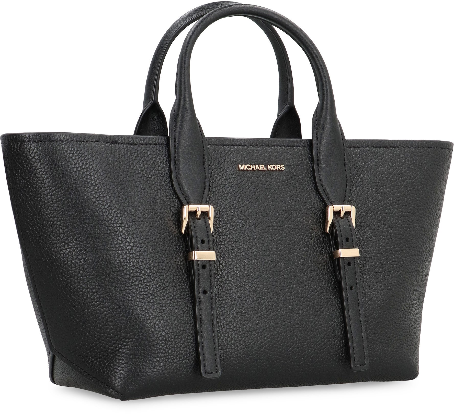 Moore pebbled leather handbag