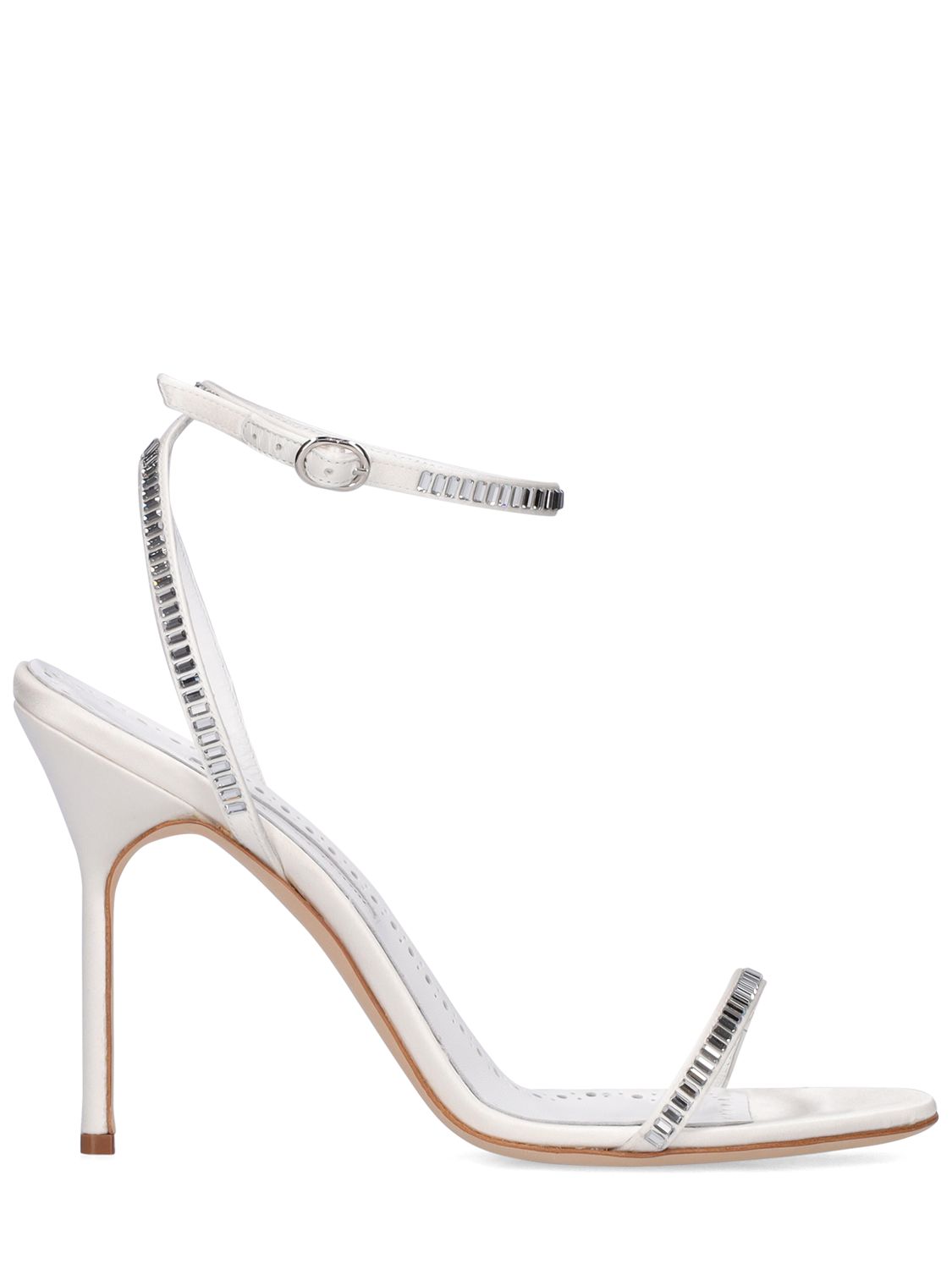 Elegant high sandal with thin strap