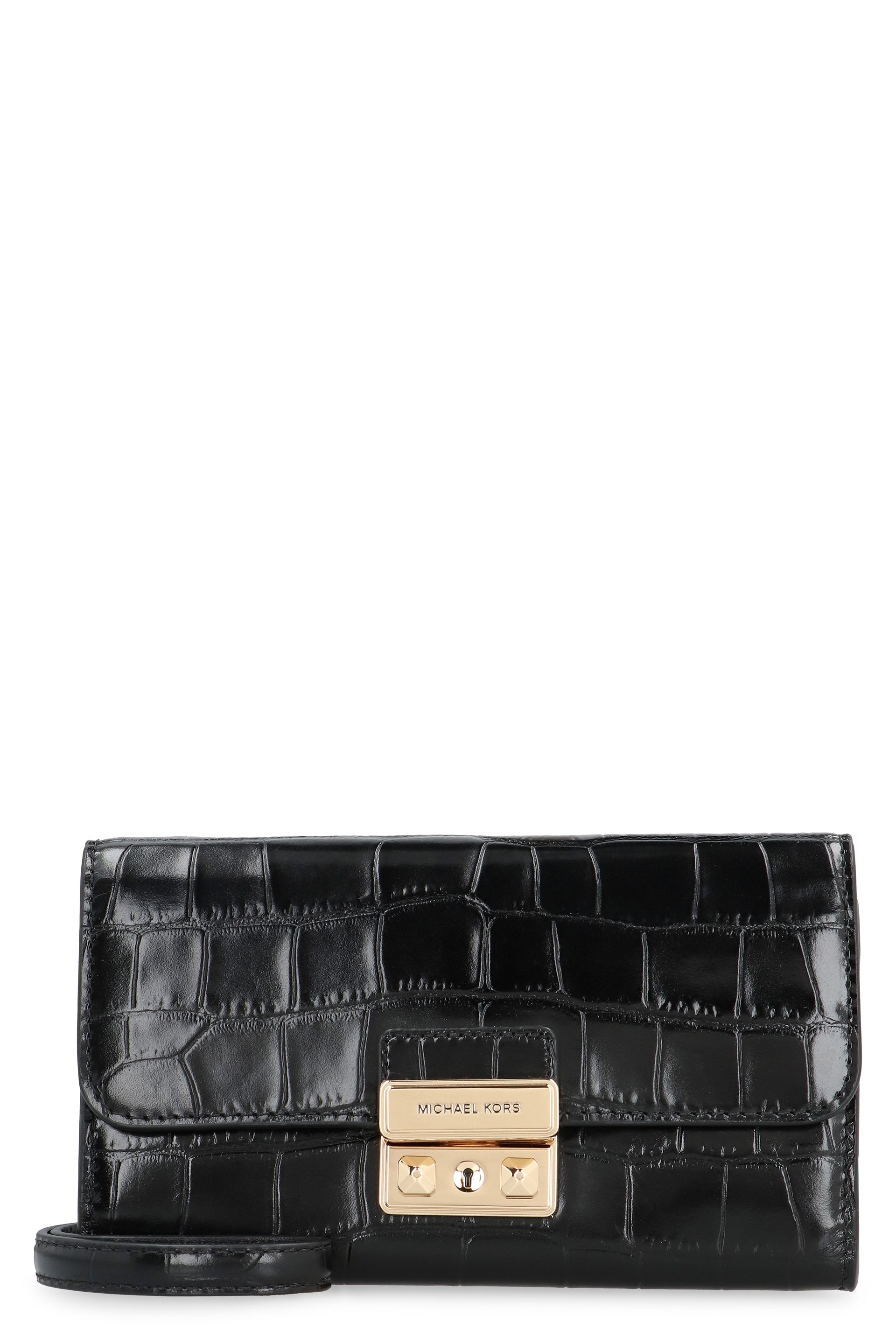 Tribeca Leather wallet on chain