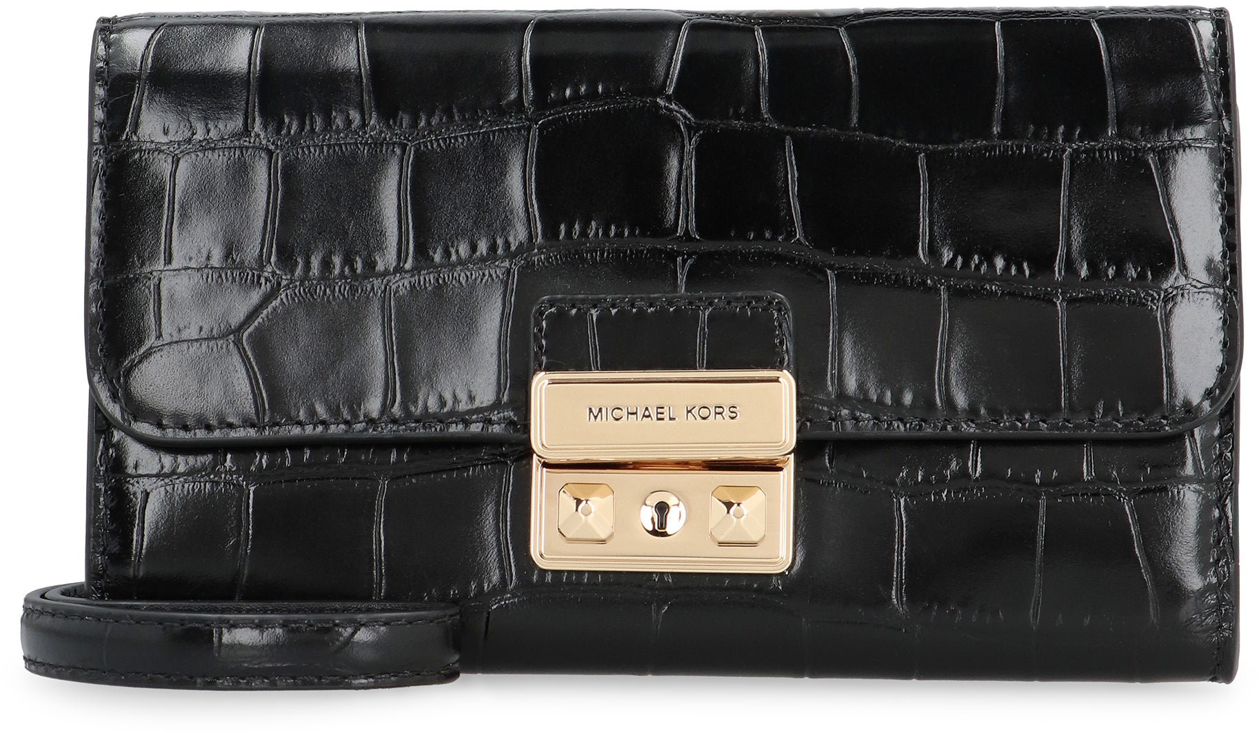 Tribeca Leather wallet on chain