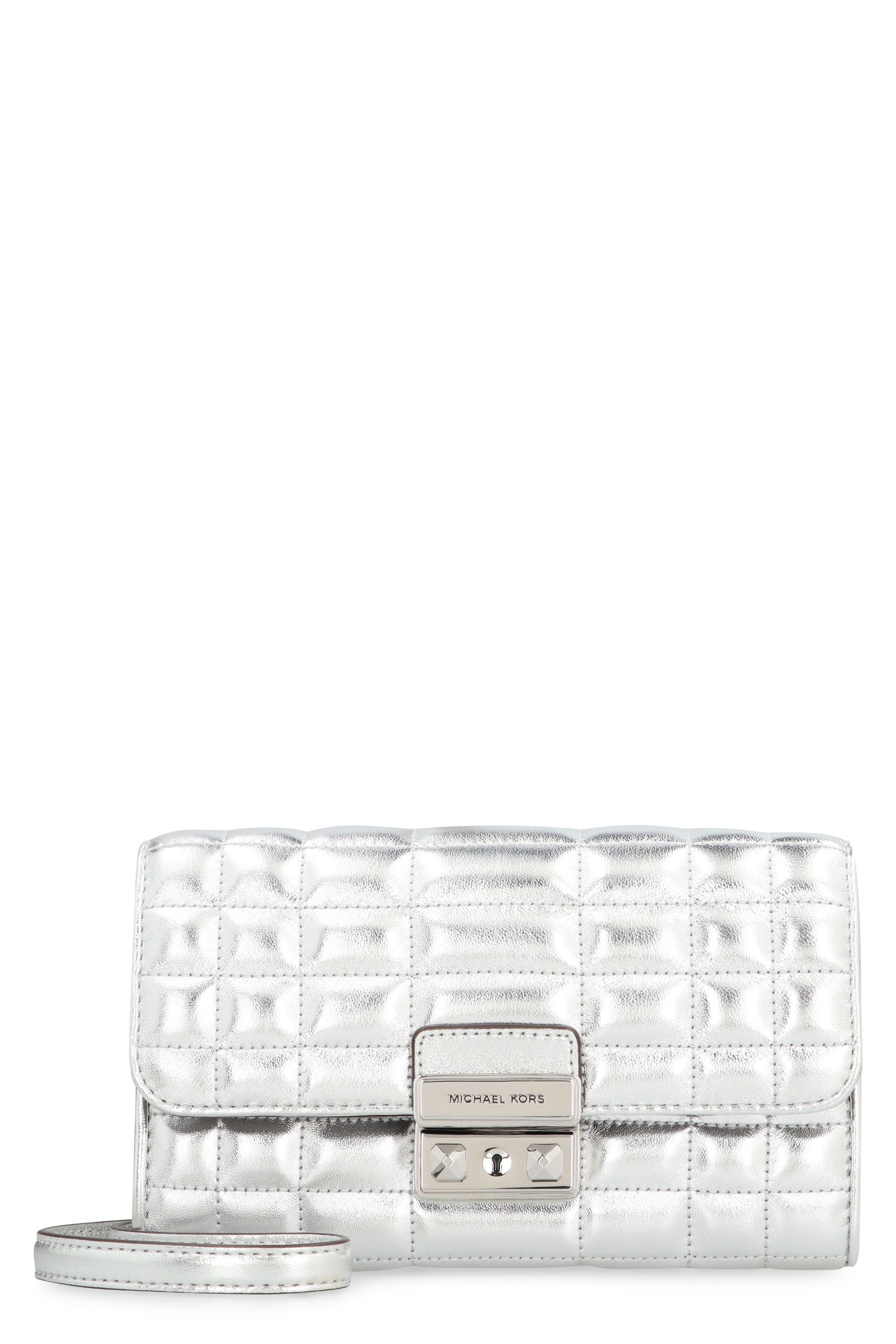 Tribeca leather wallet on chain