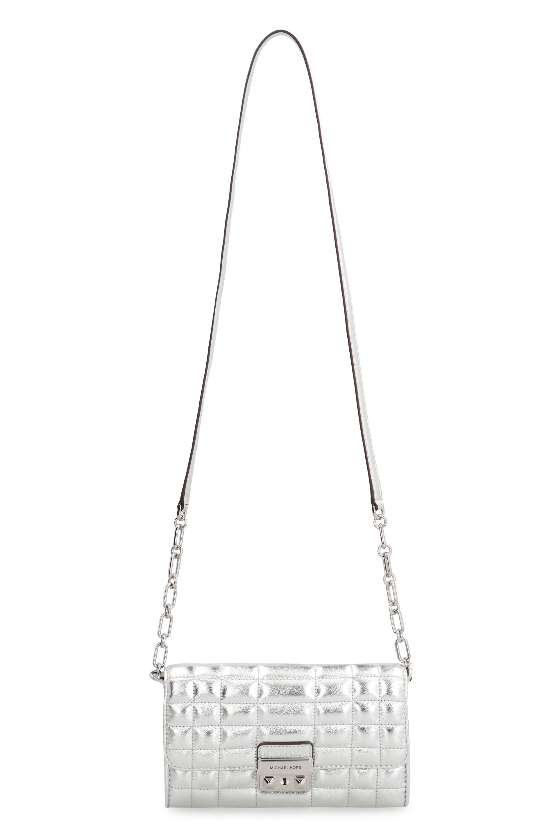 Tribeca leather wallet on chain