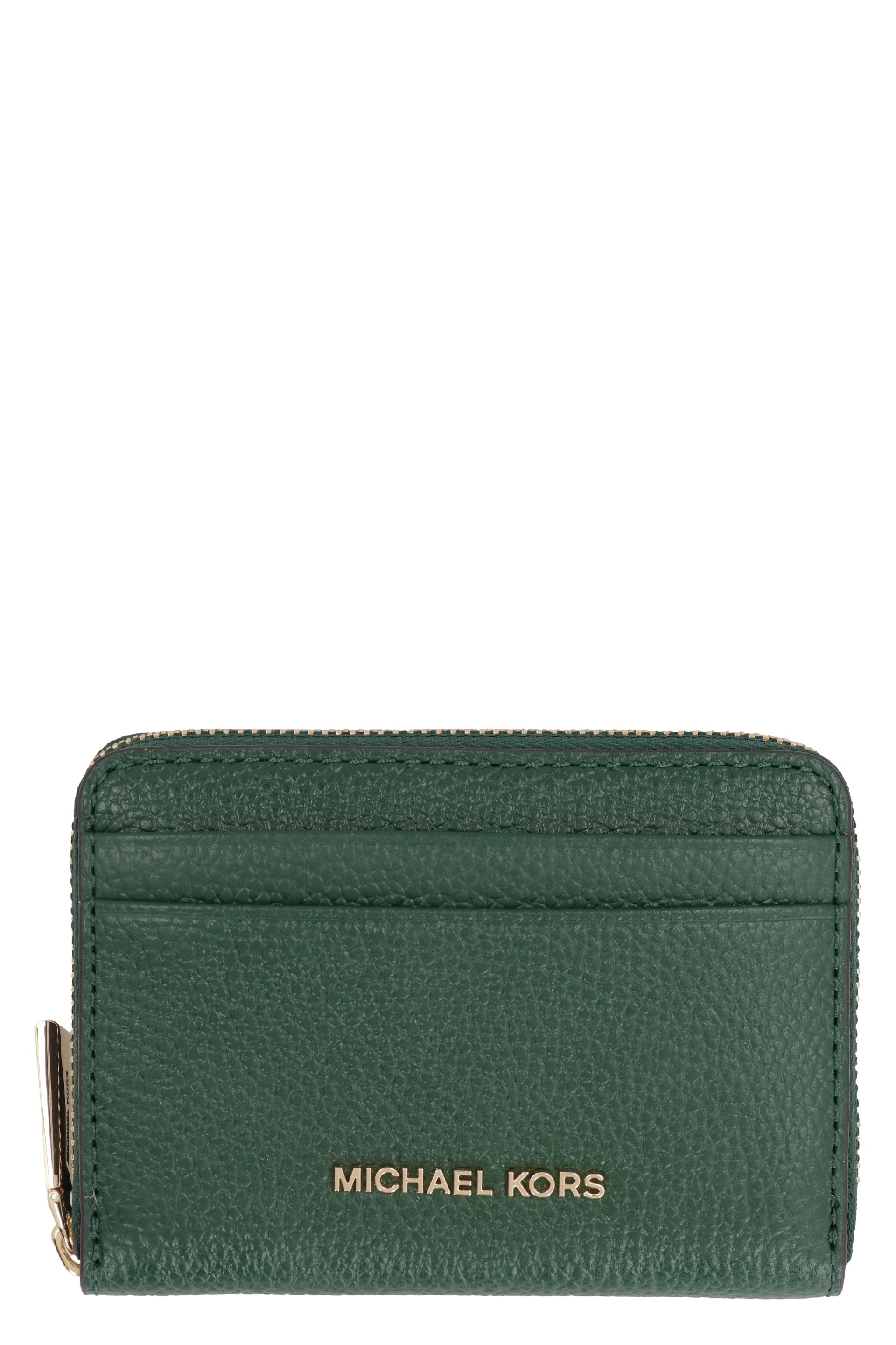 Jet Set small leather flap-over wallet