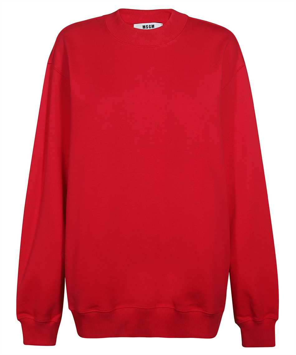 Cotton crew-neck sweatshirt