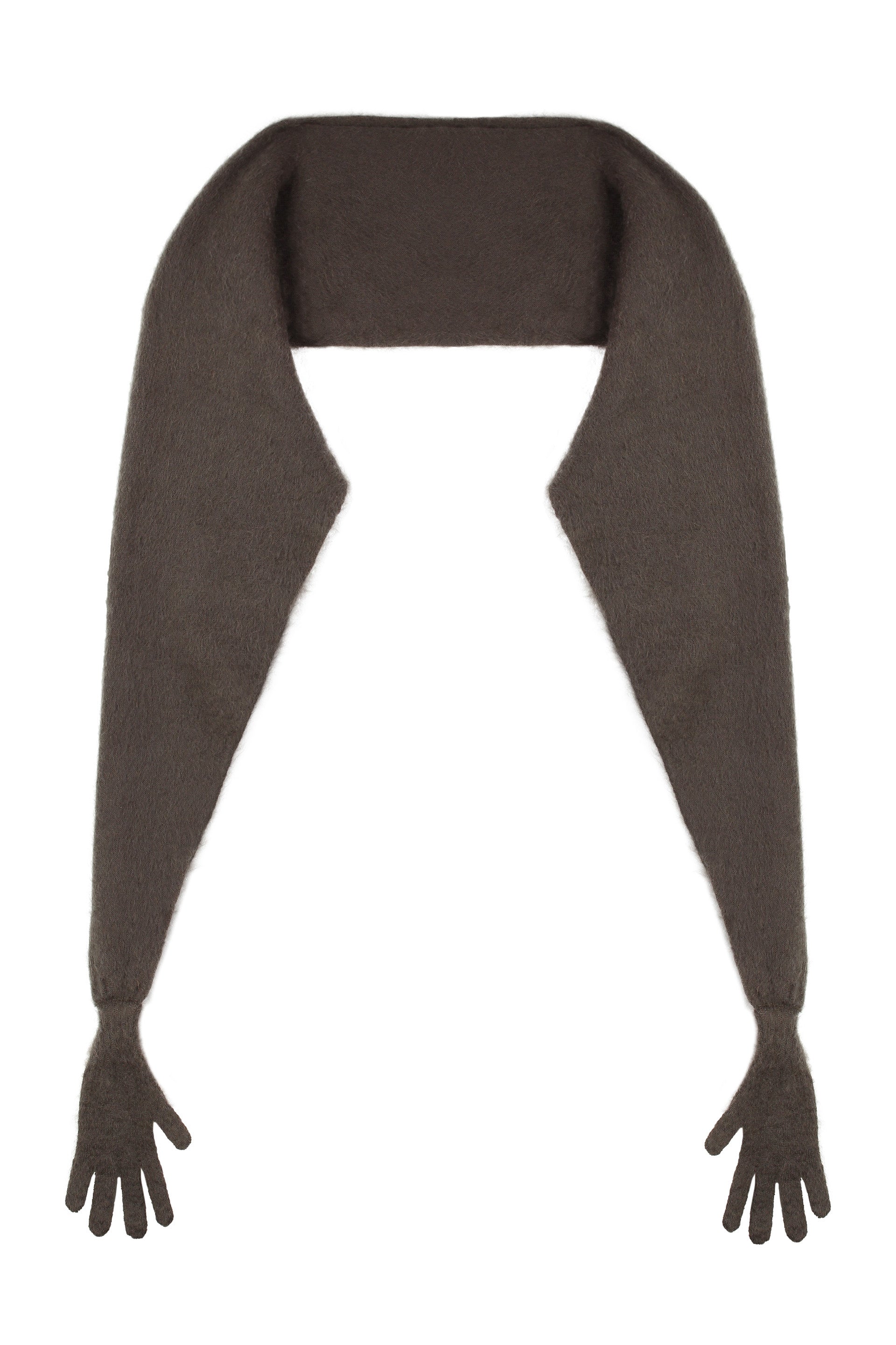Mohair cape coat