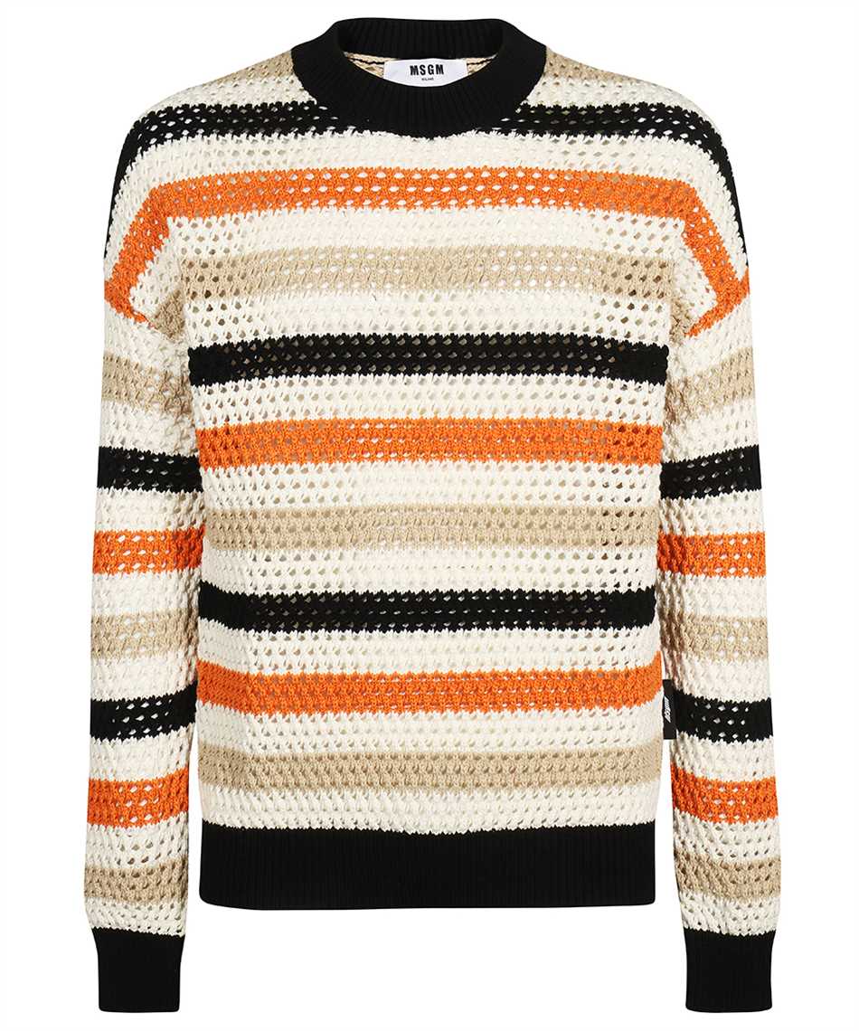 Cotton crew-neck sweater