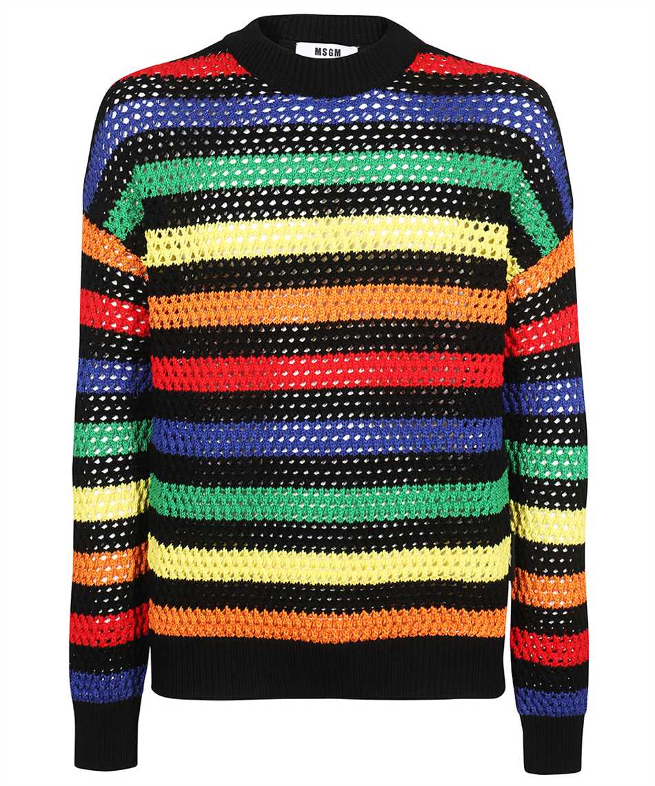 Cotton crew-neck sweater