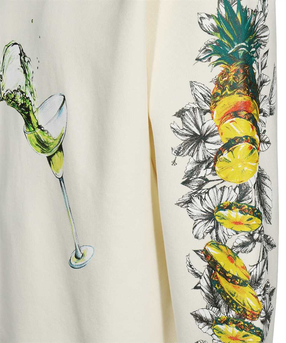 Printed cotton sweatshirt