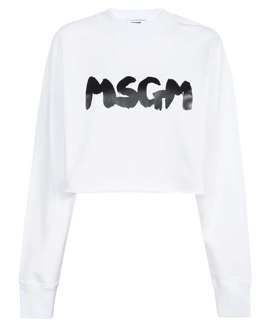 Cotton crew-neck sweatshirt