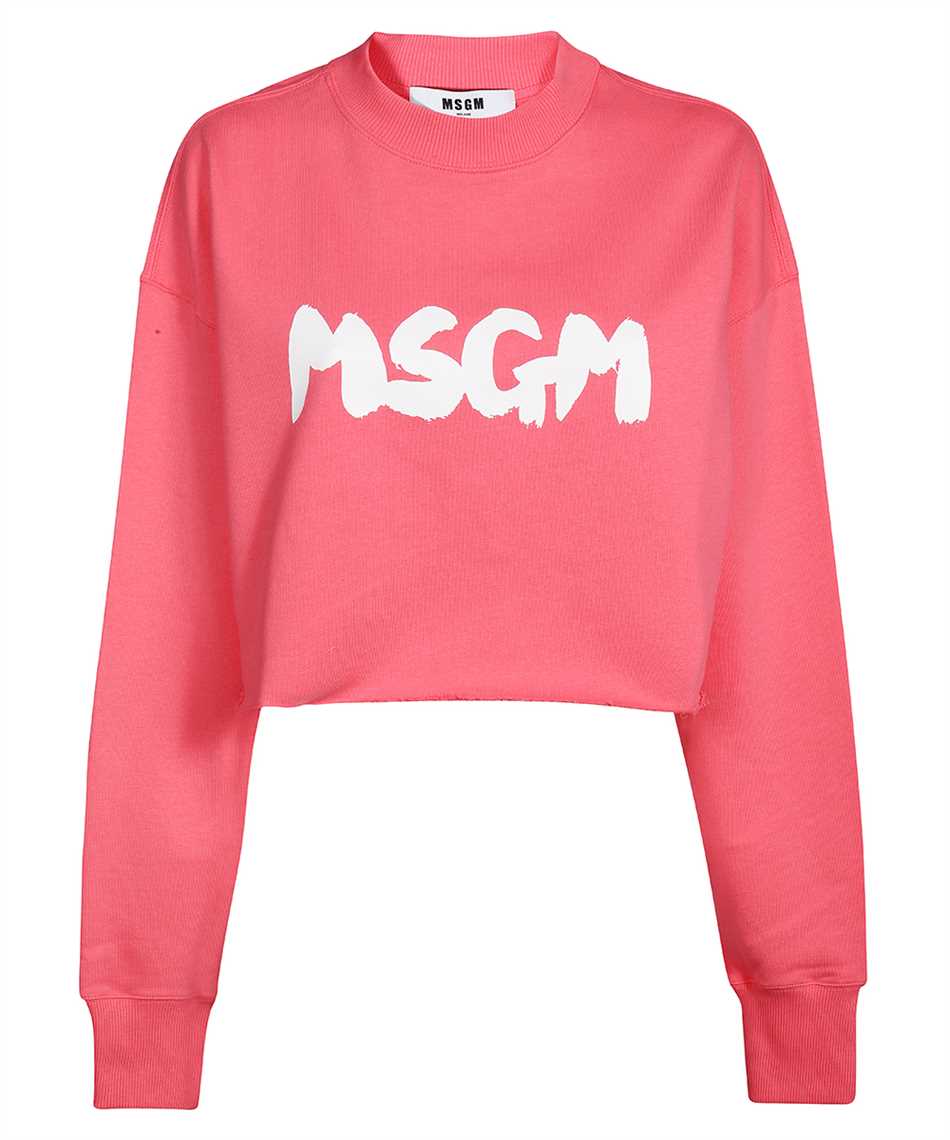 Cotton crew-neck sweatshirt